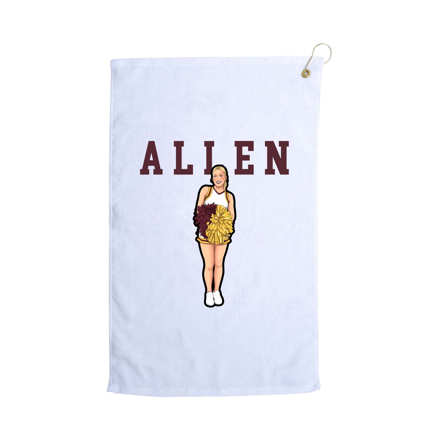 Golf Towel — Shirsey in White