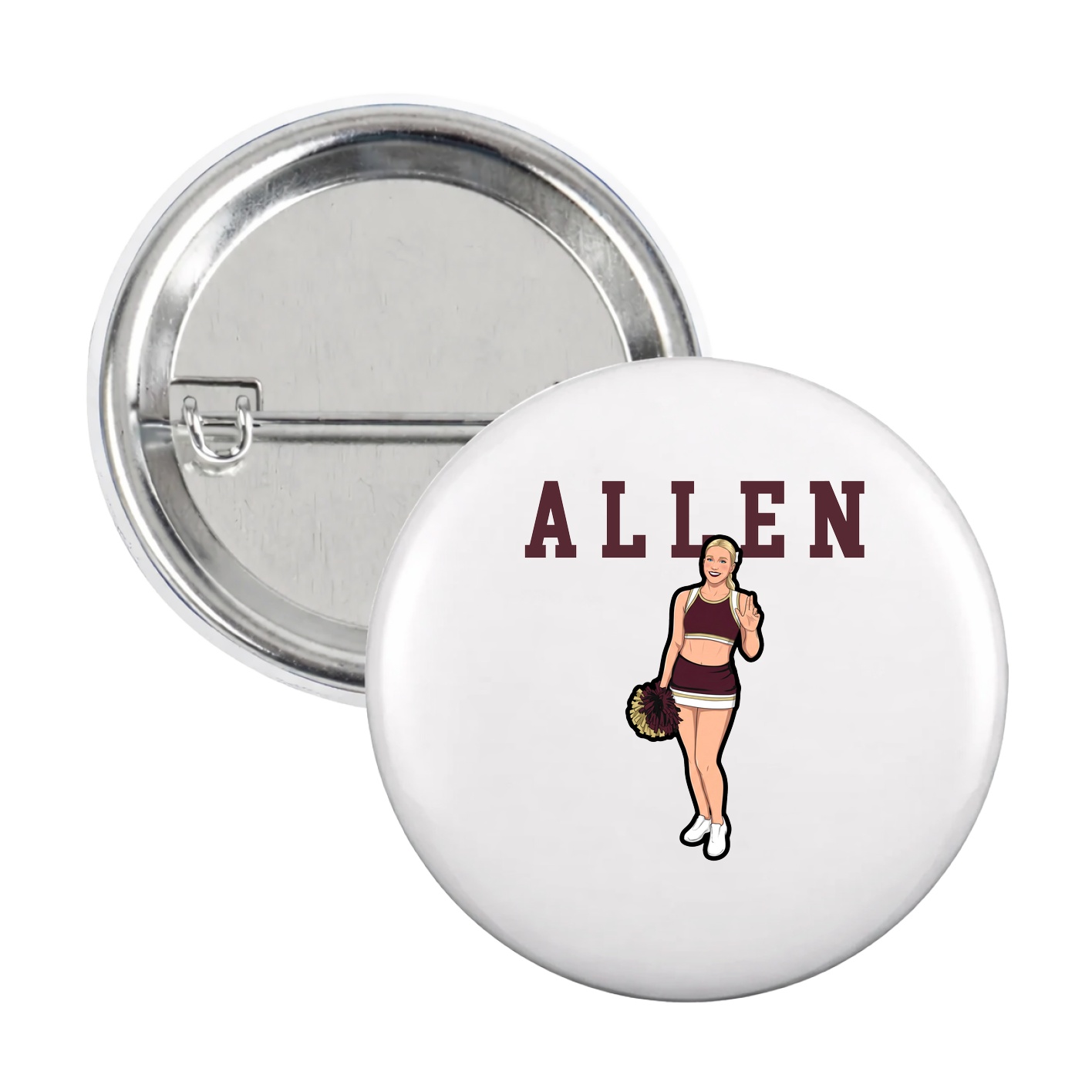 Game Day Button — Shirsey in White