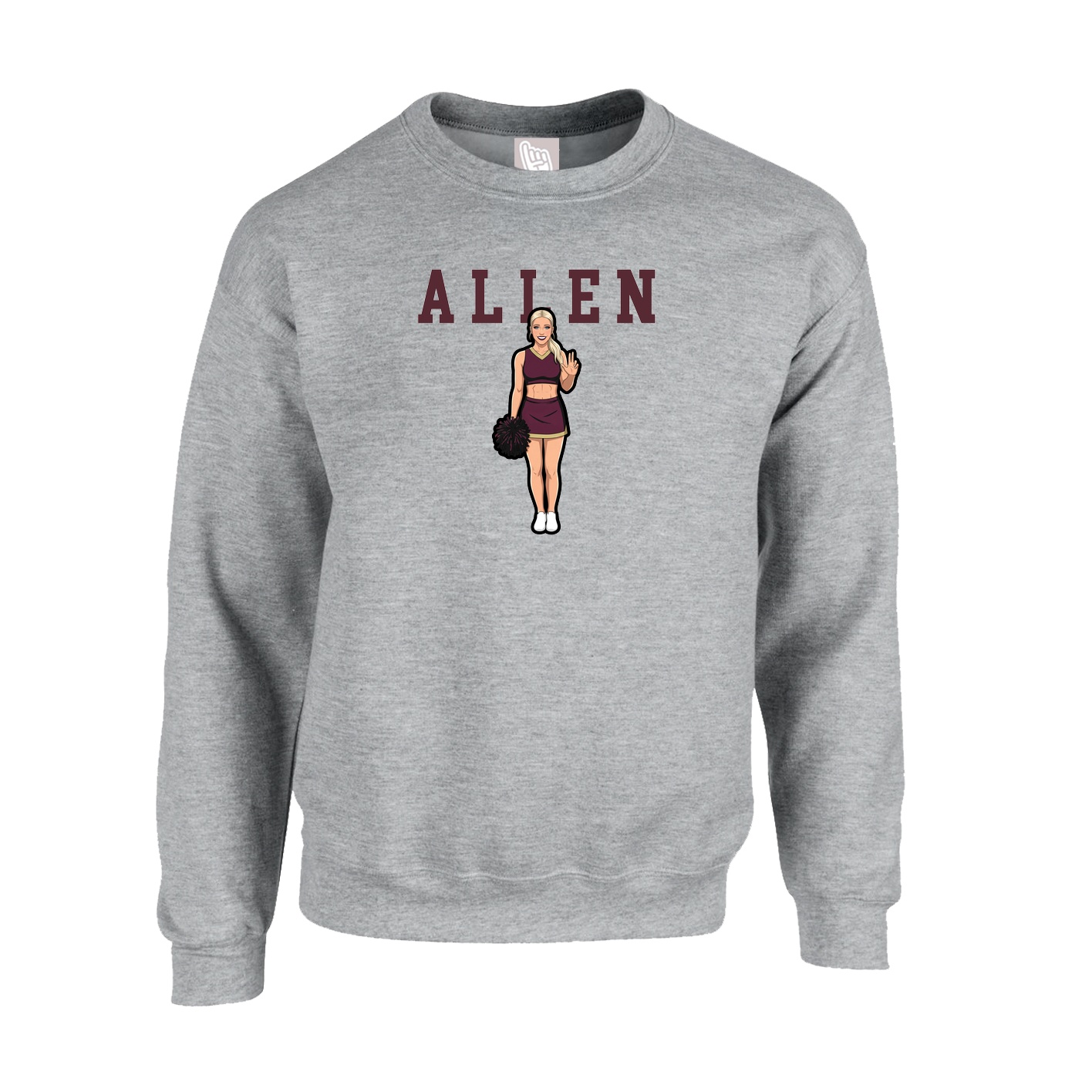 Fleece Crew — Shirsey in Grey