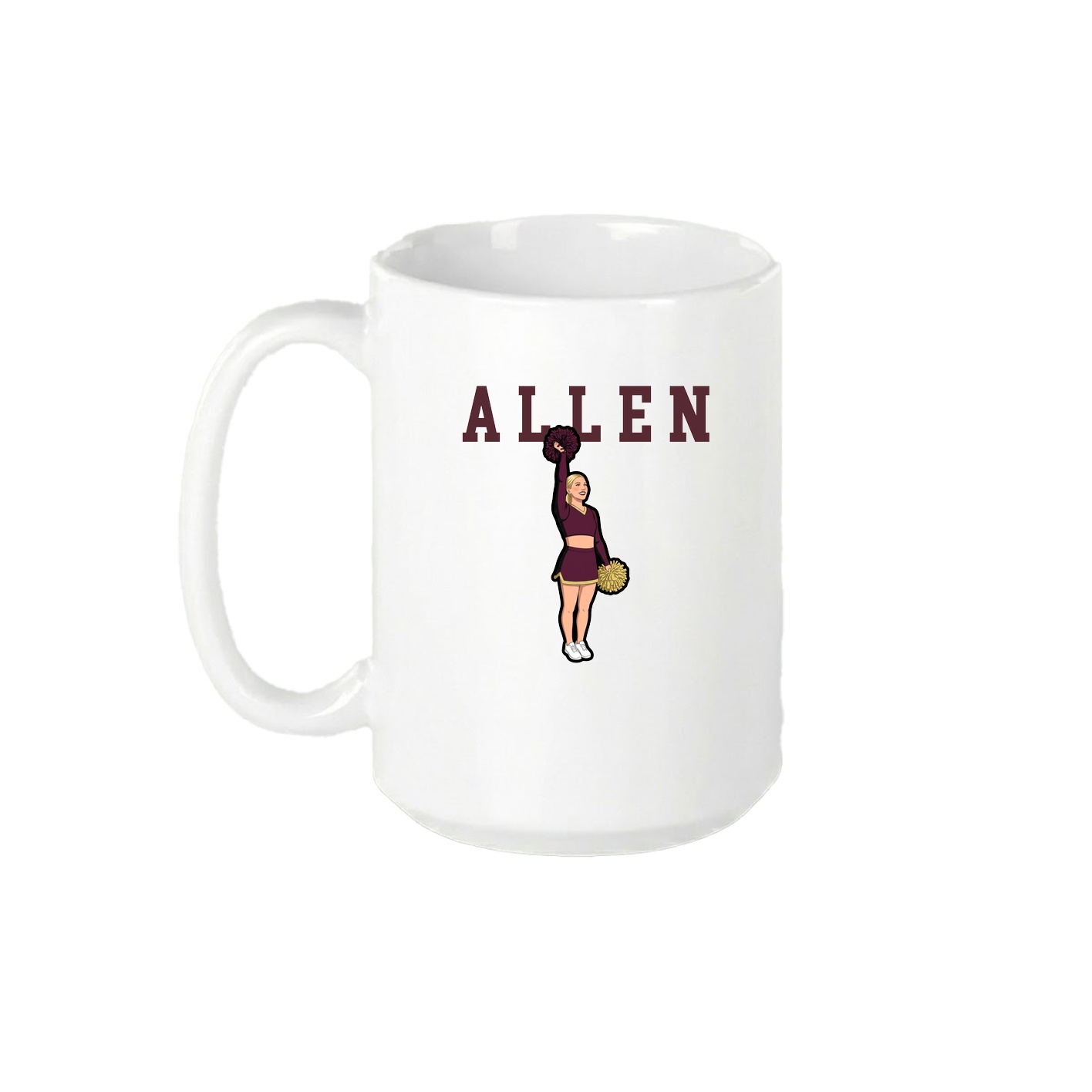 15oz Coffee Mug — Shirsey in White