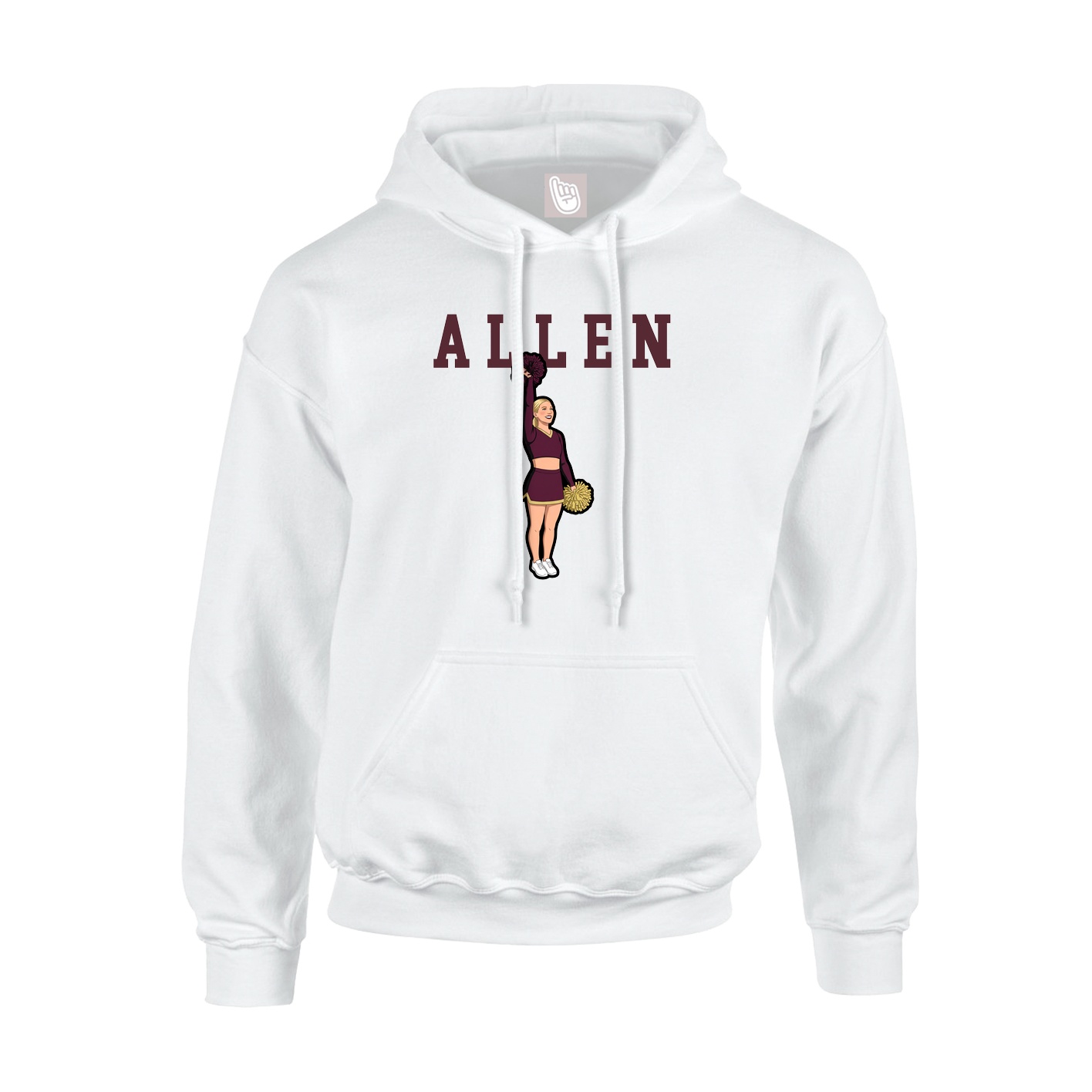 Youth Hoodie — Shirsey in White