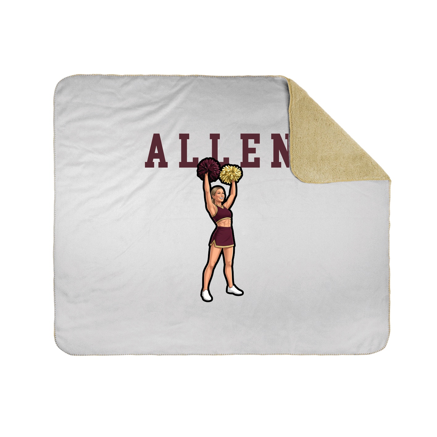 Throw Blanket — Shirsey in White