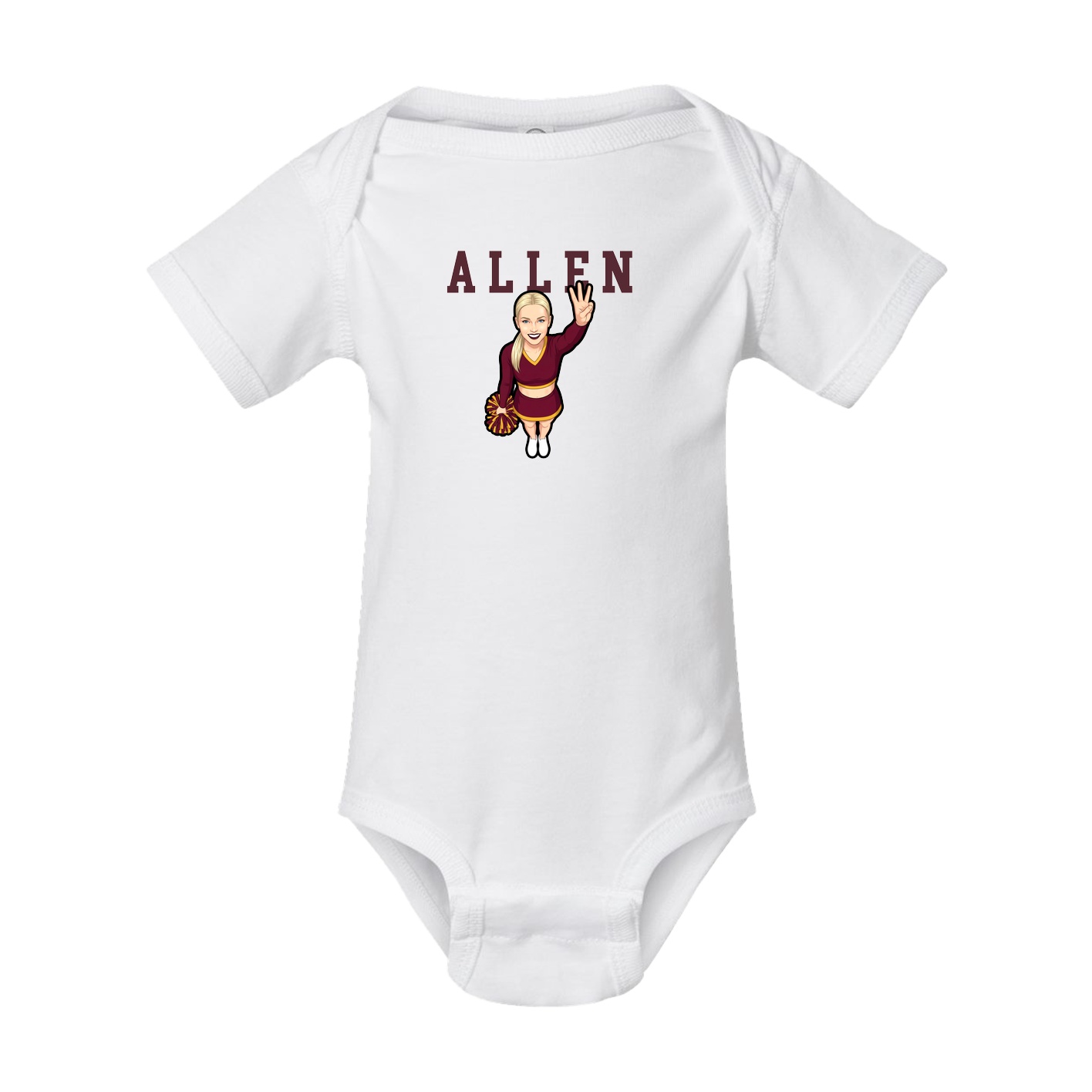Baby Onesie — Shirsey in White