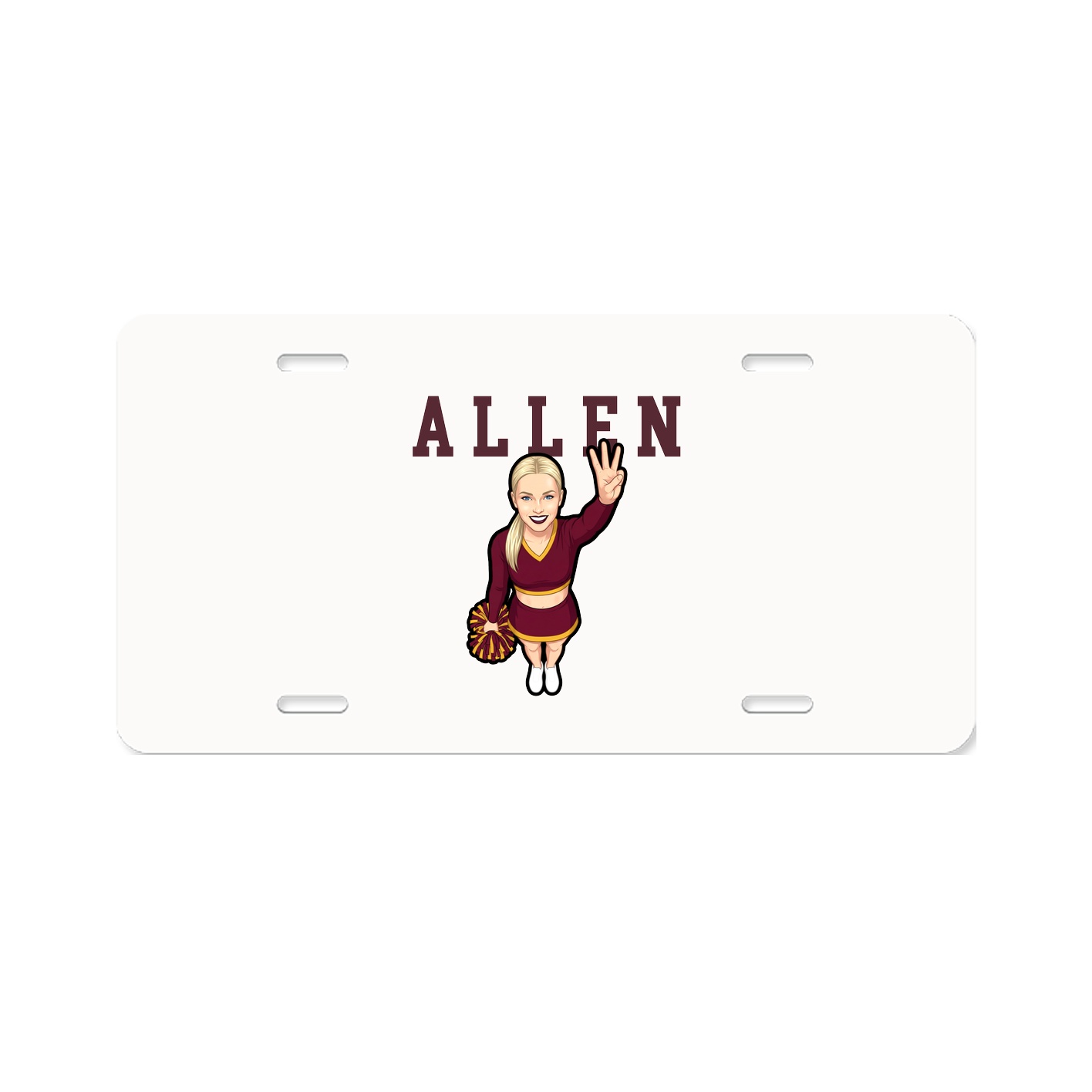 License Plate — Shirsey in Classic