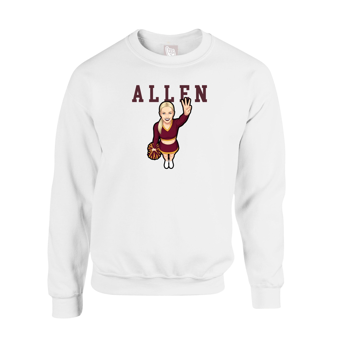 Fleece Crew — Shirsey in White