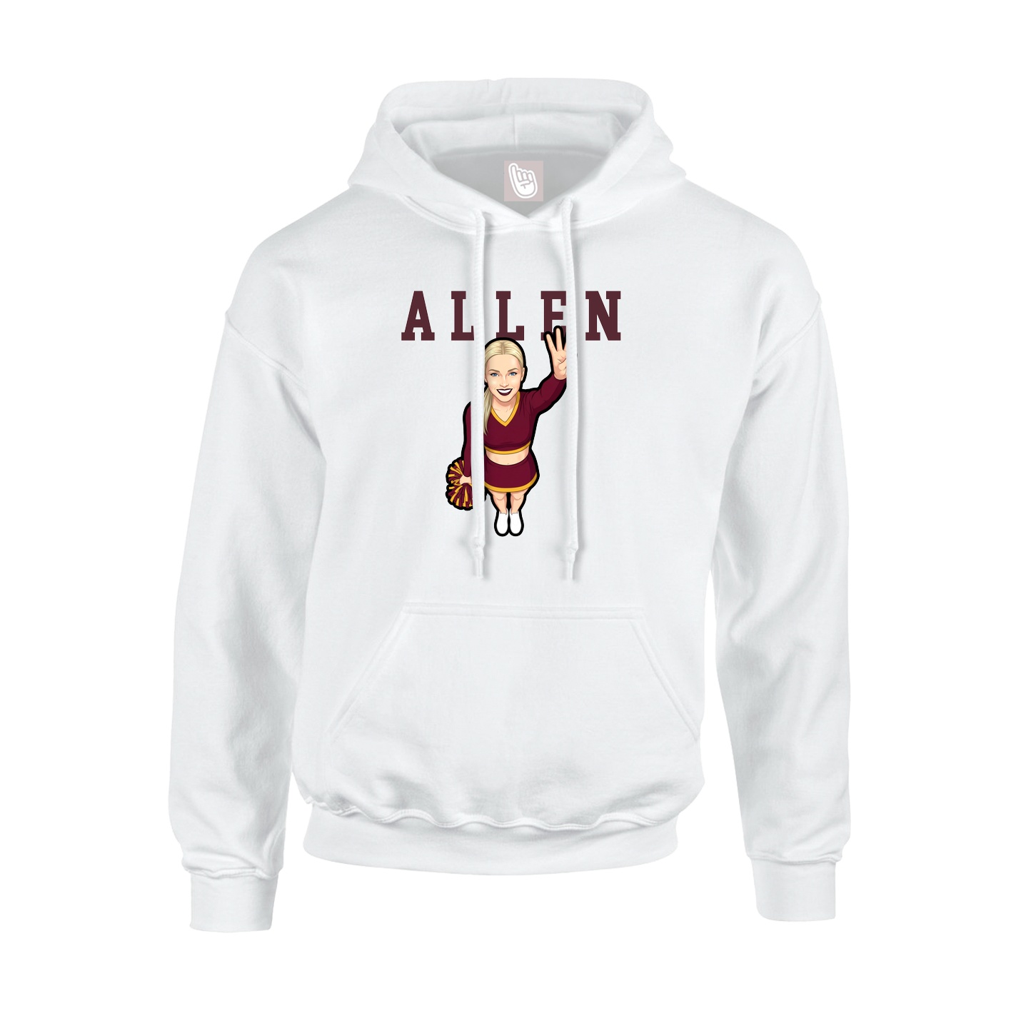Youth Hoodie — Shirsey in White