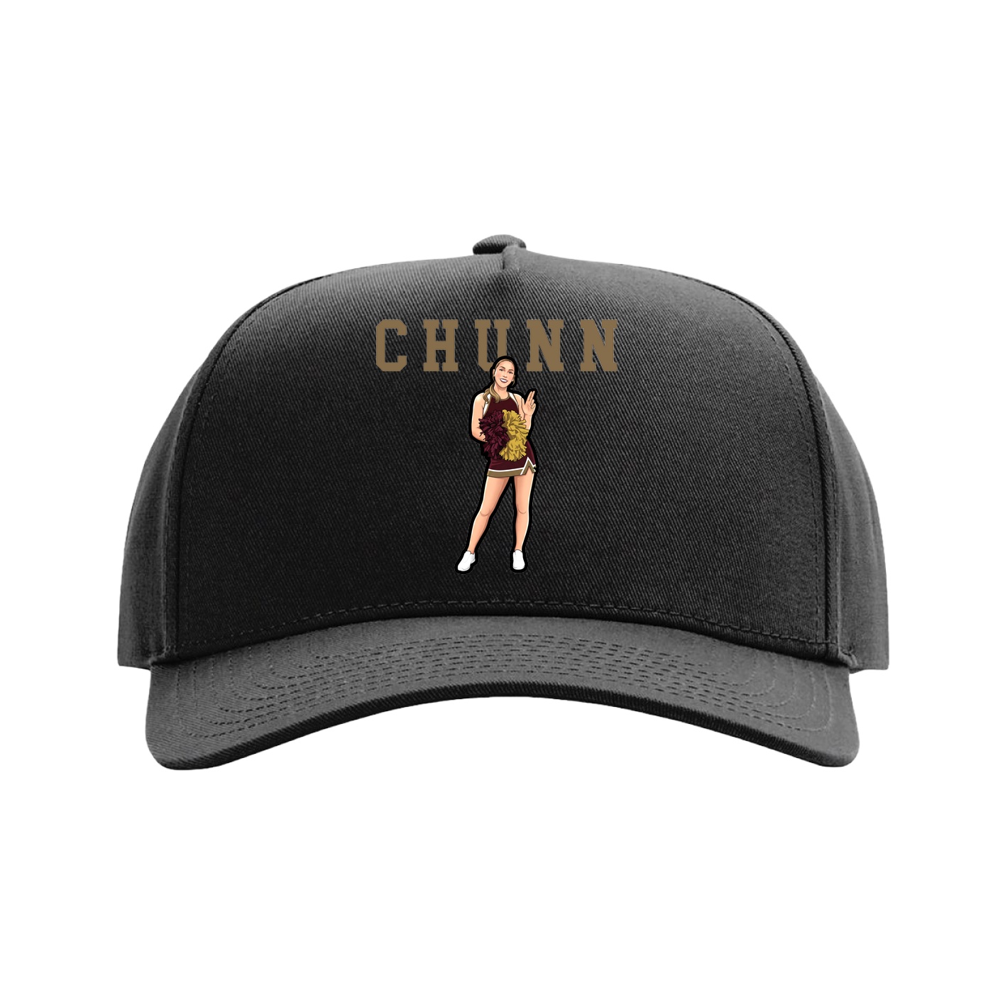 Full Fabric Five-Panel Champ Cap