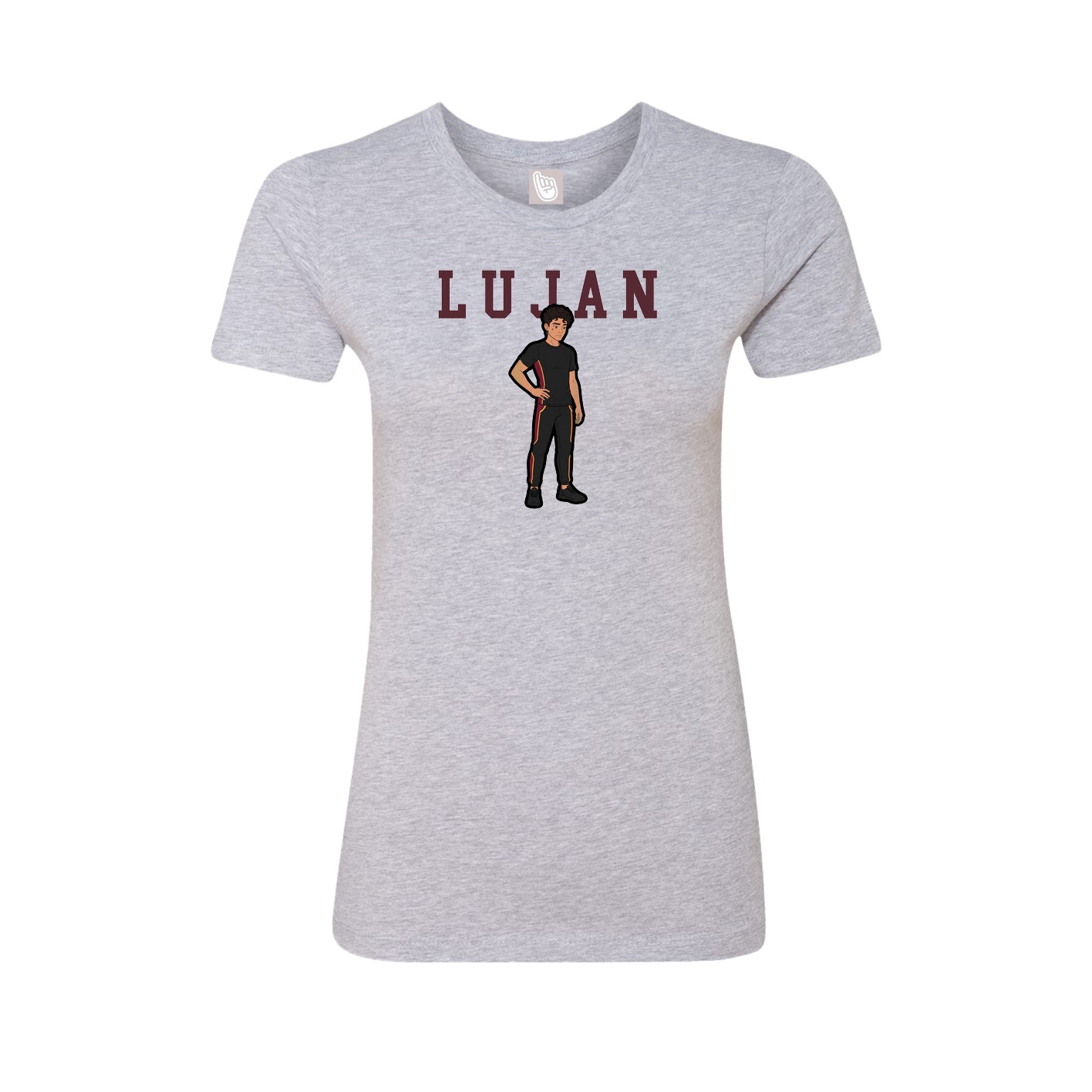 Fitted Women's Tee — Shirsey in Grey