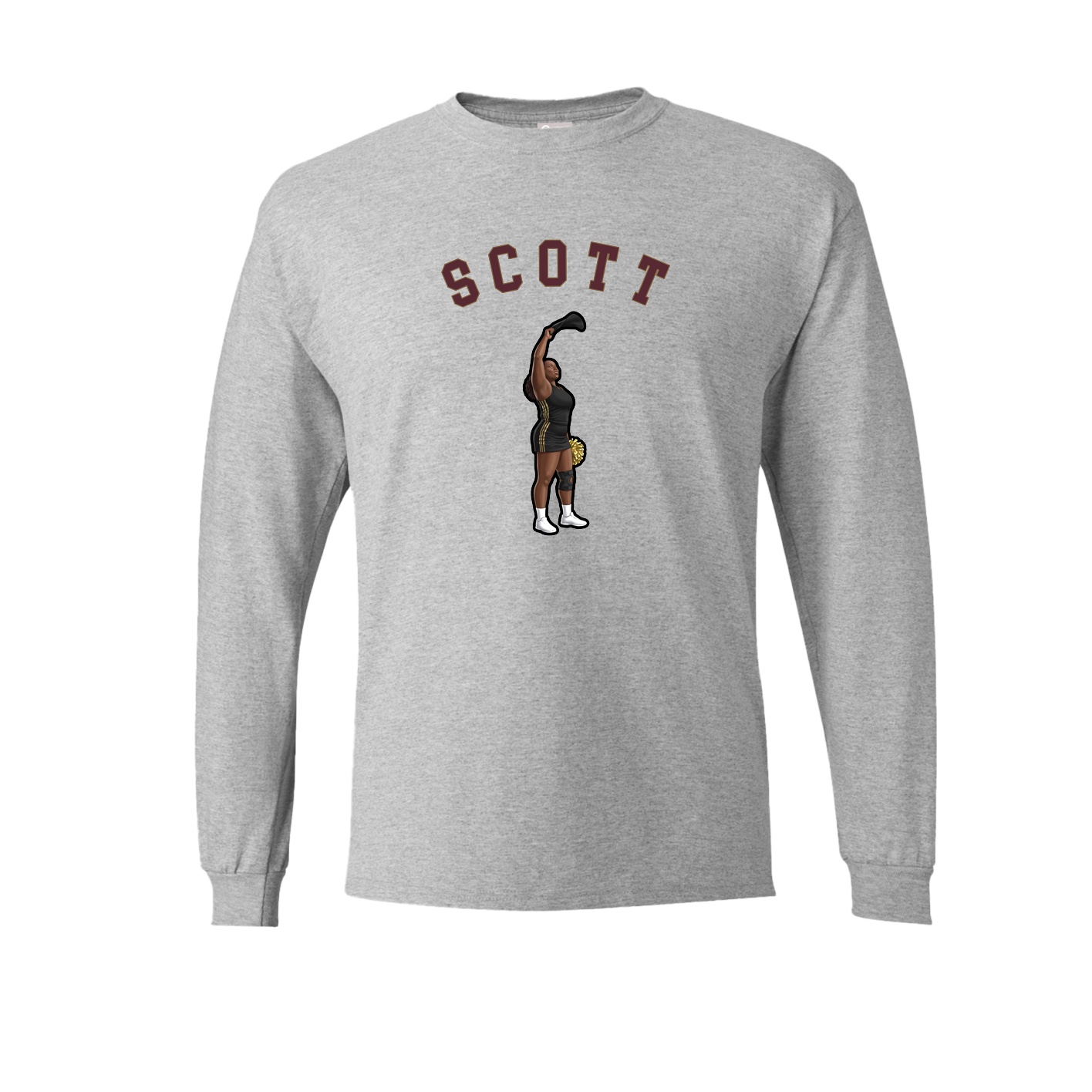 Long Sleeve Tee — Shirsey Arch in Grey