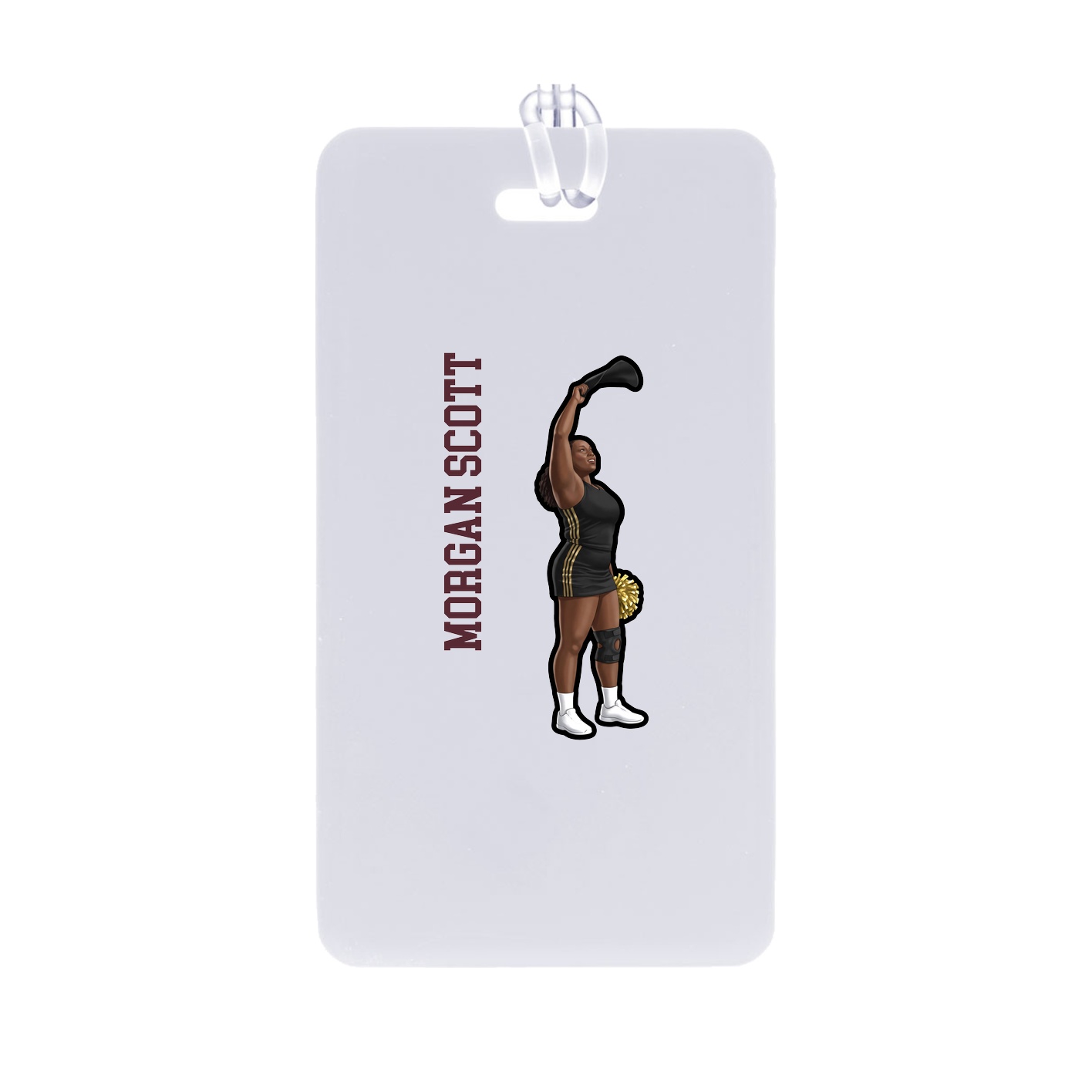 Bag Tag — Name Vertical in Classic