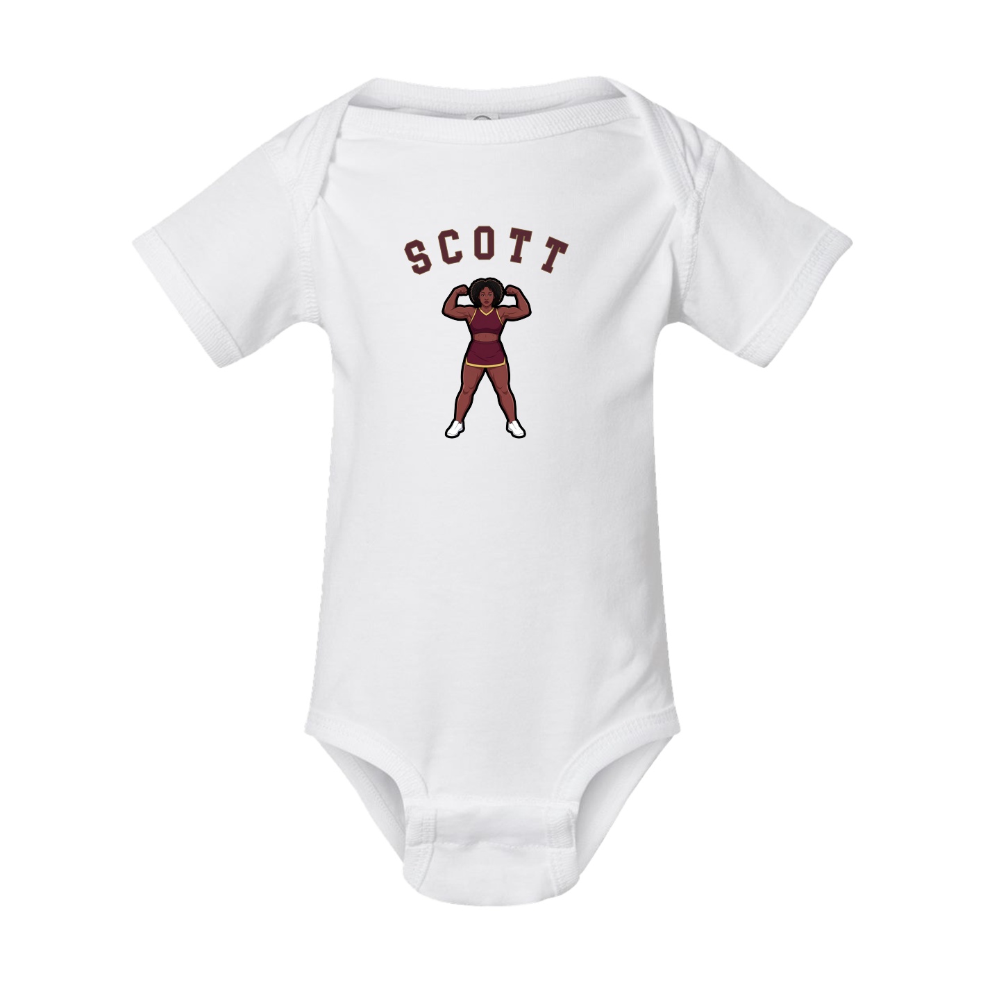 Baby Onesie — Shirsey Arch in White