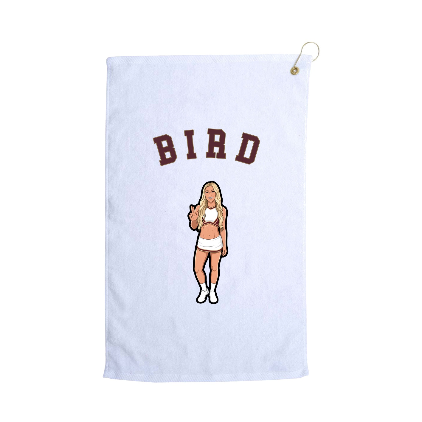 Golf Towel — Shirsey Arch in White