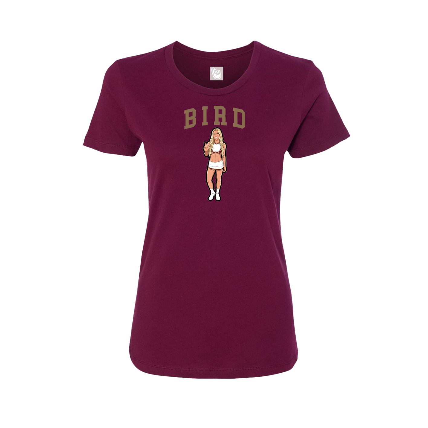 Womens Tee — Shirsey in Maroon