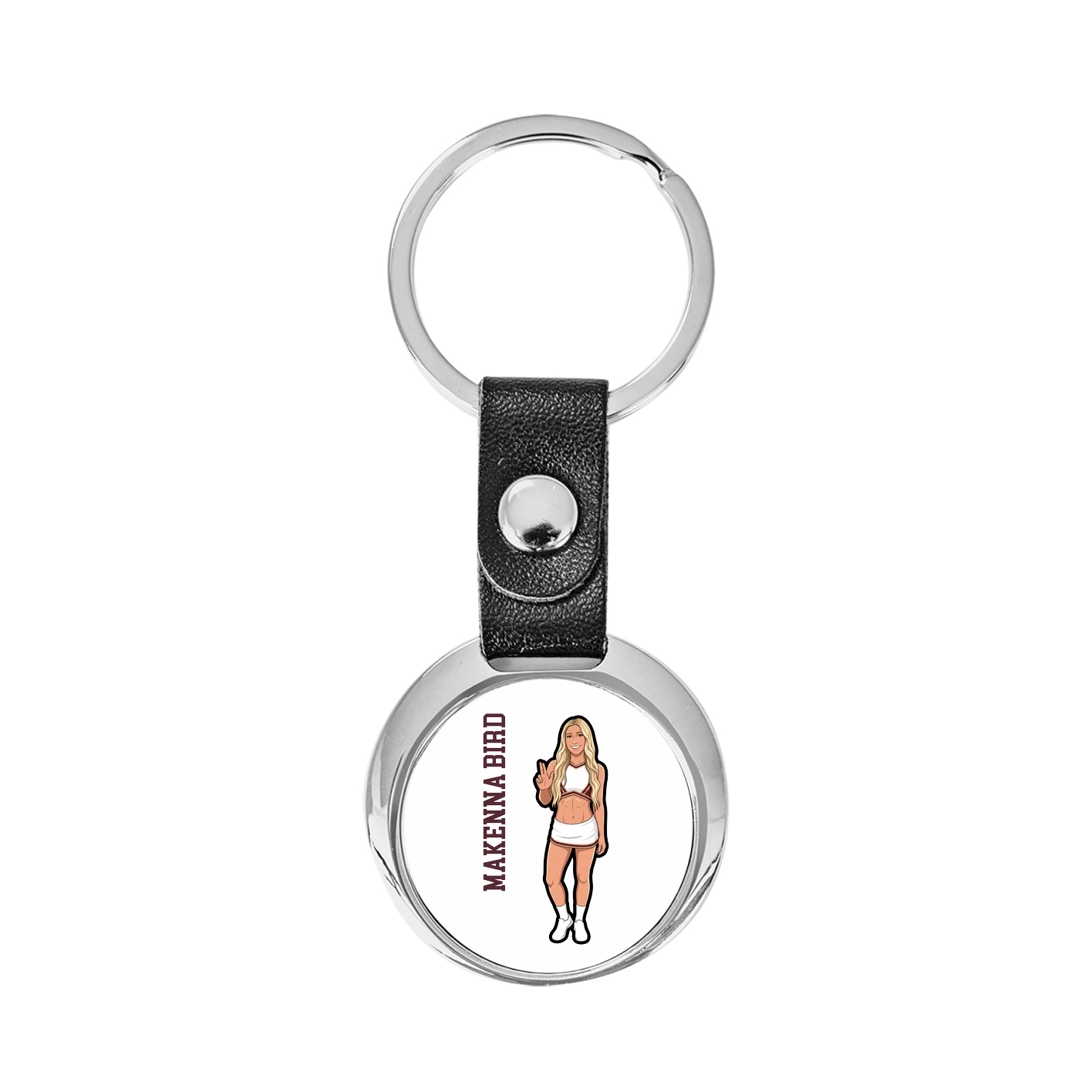 Key Chain — Name Vertical in Classic