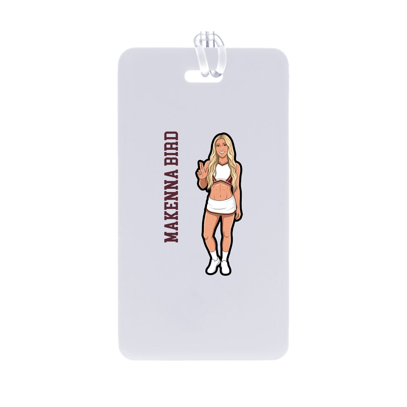 Bag Tag — Name Vertical in Classic