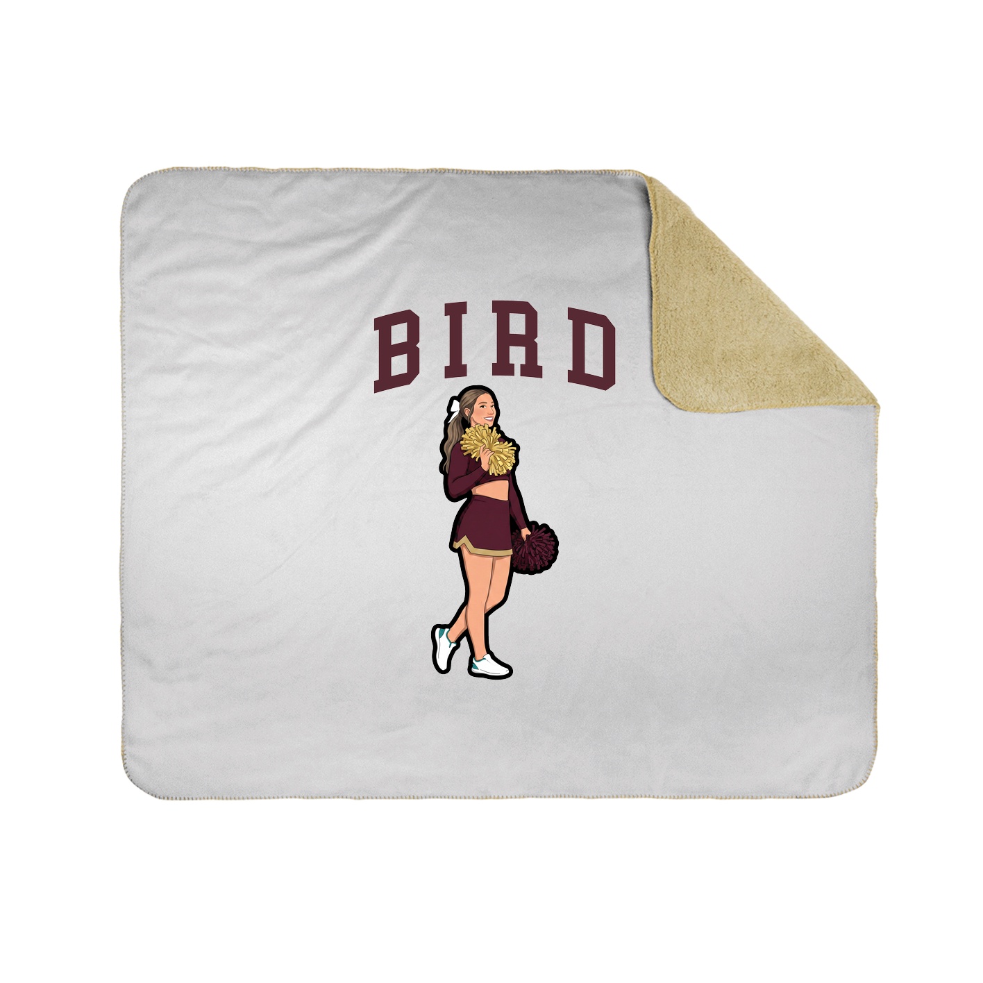 Throw Blanket — Shirsey in White