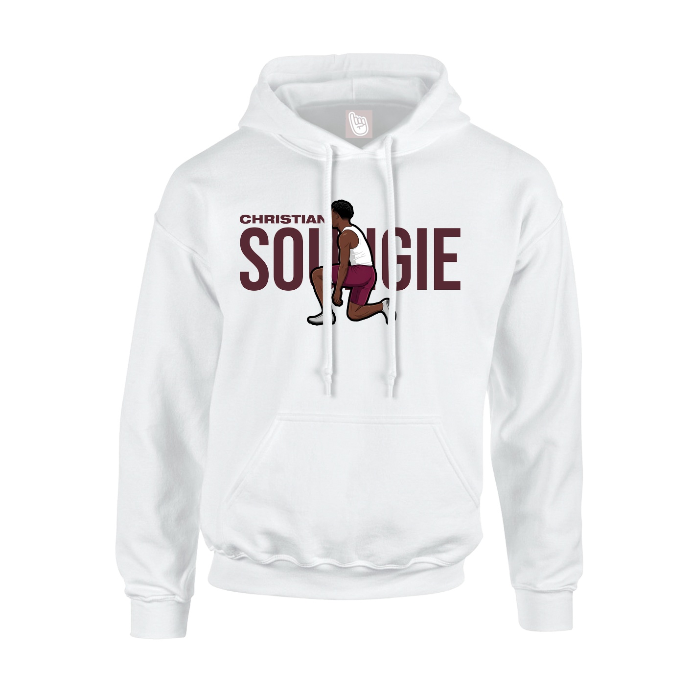 Hoodie — Player Name in White