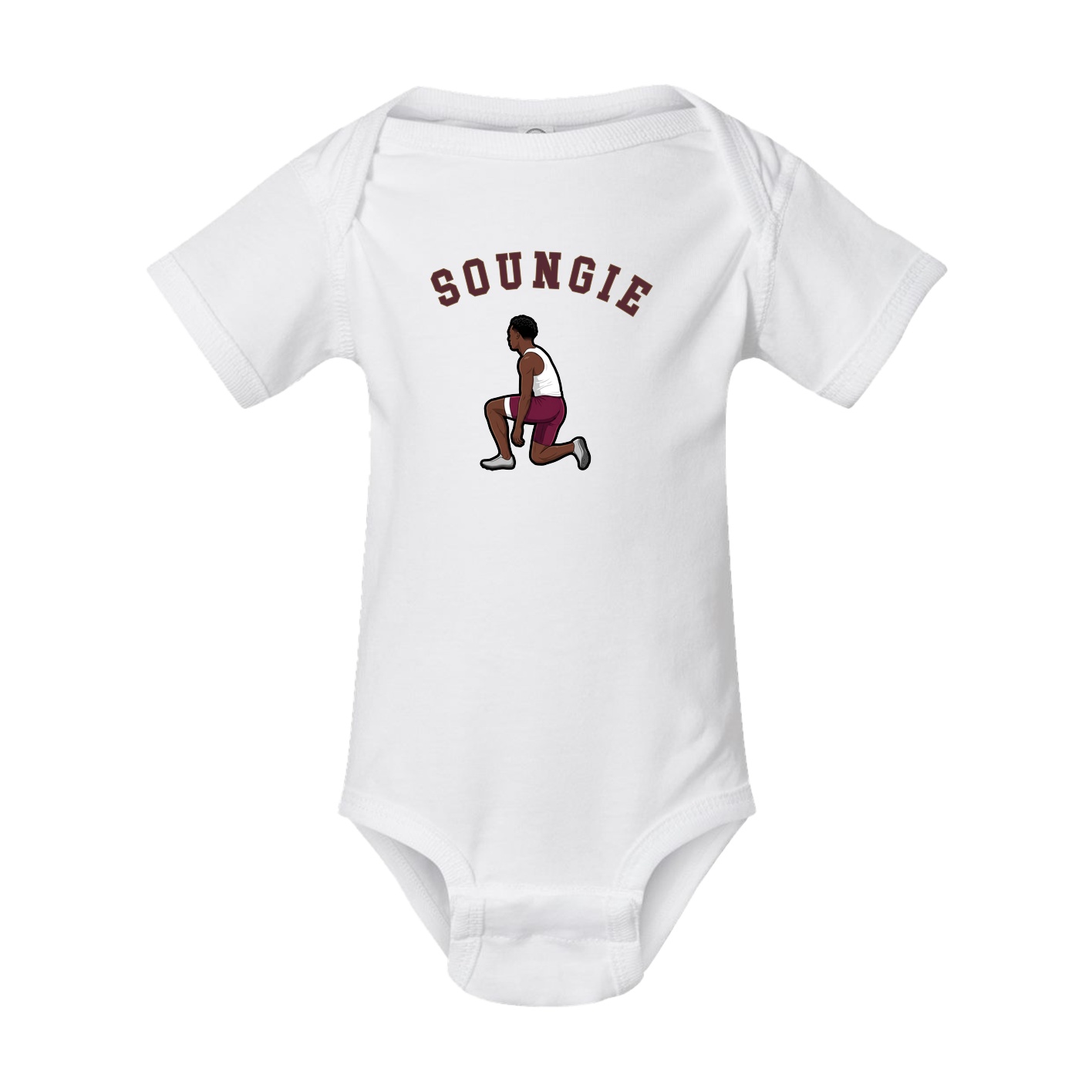 Baby Onesie — Shirsey Arch in White