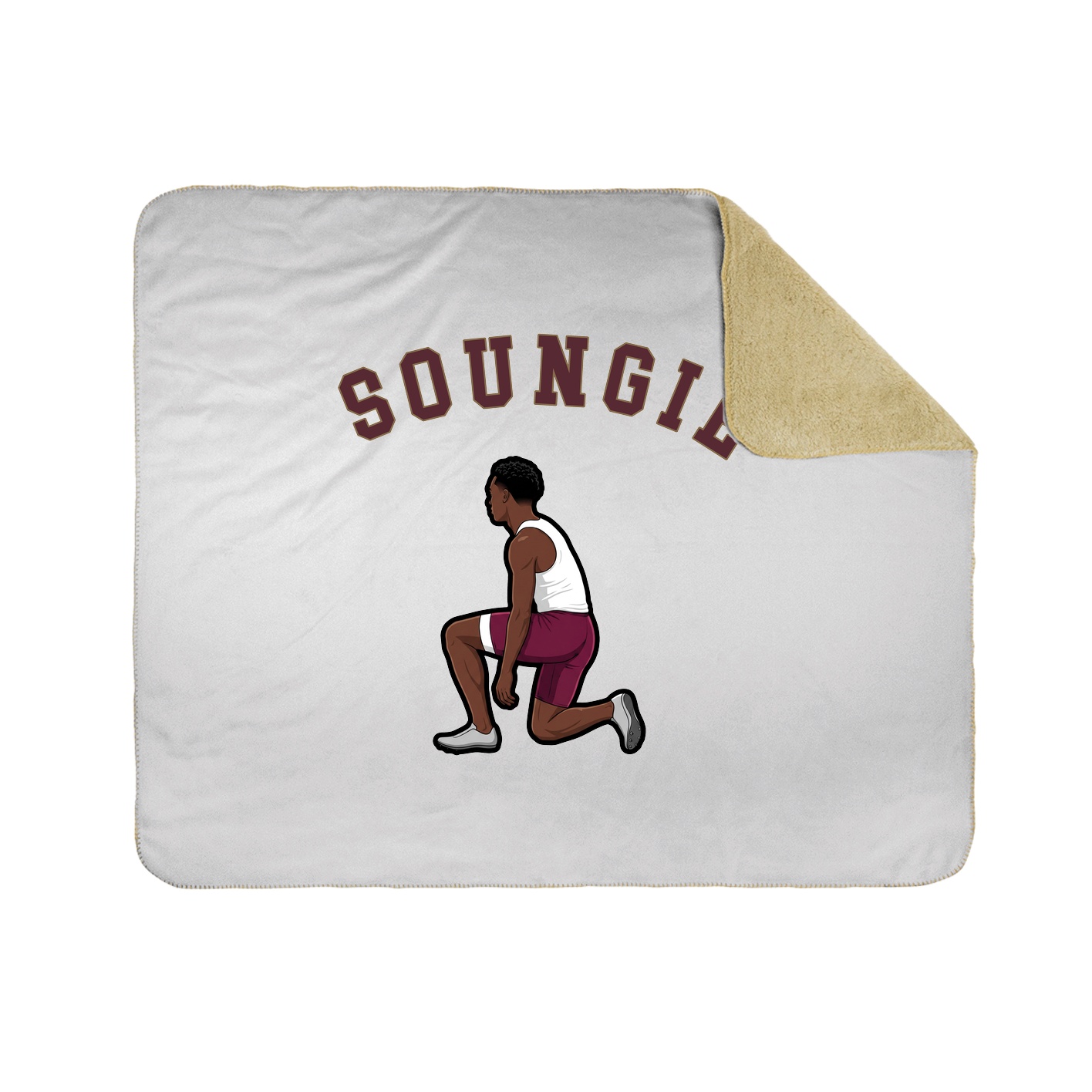 Throw Blanket — Shirsey Arch in White