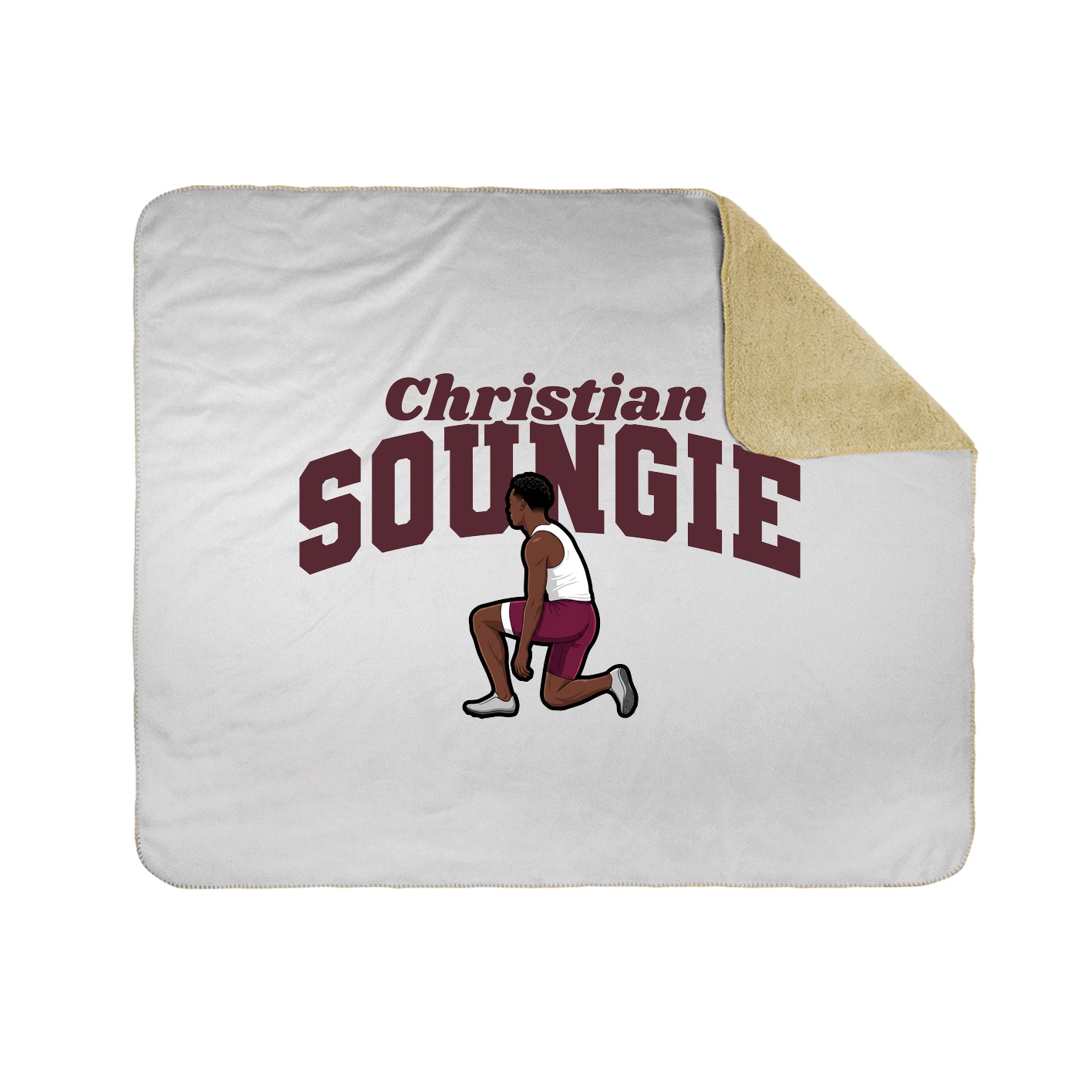 Throw Blanket — Signature Arch in White