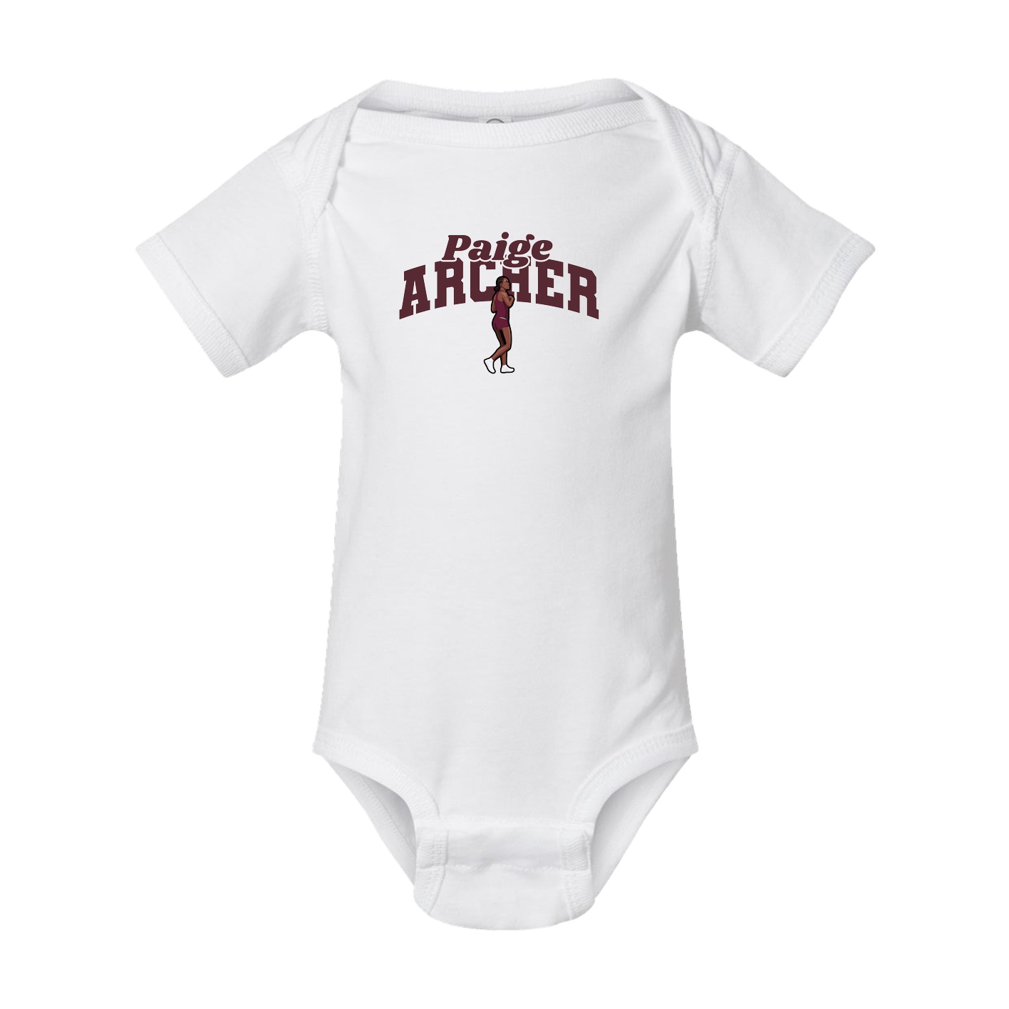 Baby Onesie — Signature Arch in White