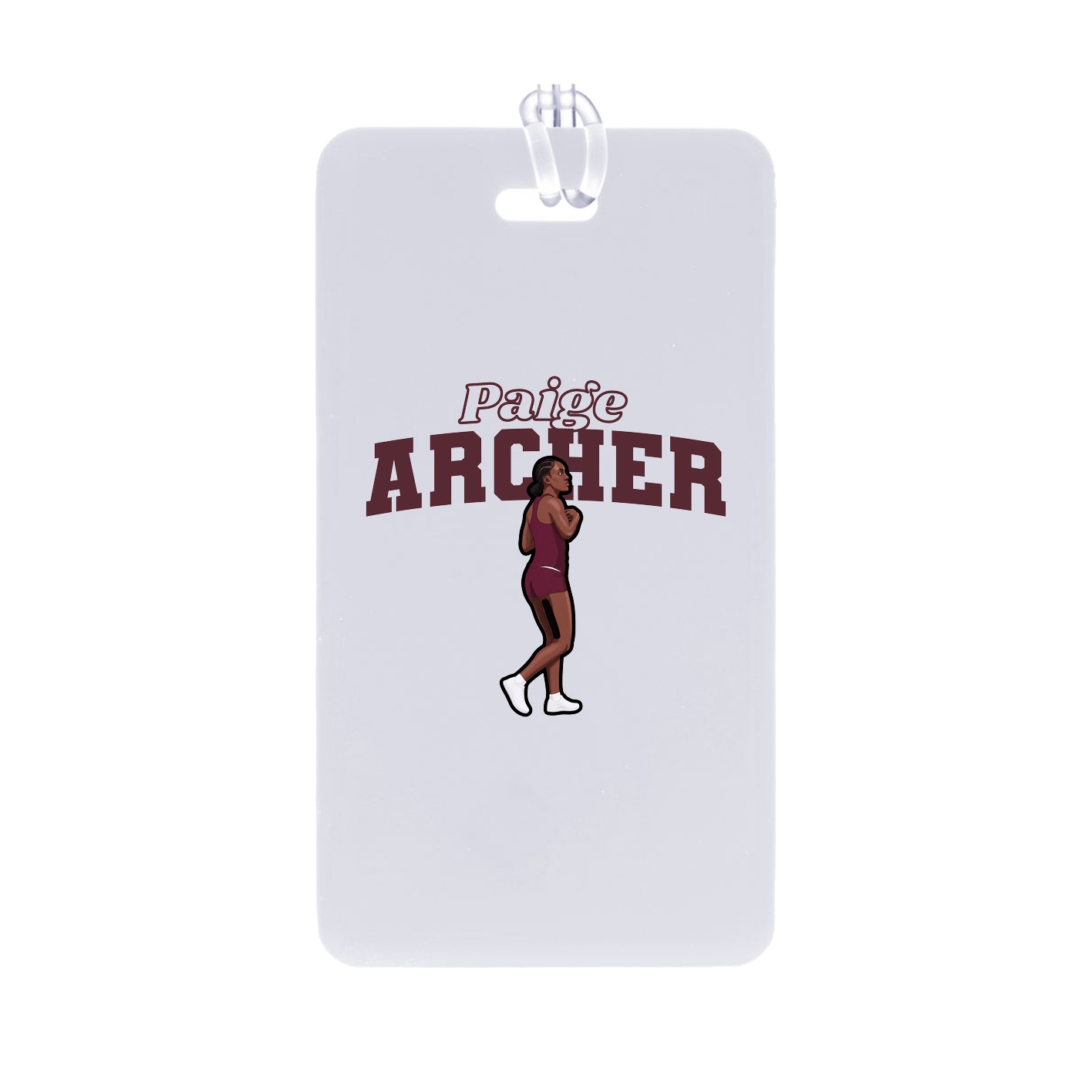 Bag Tag — Name Arch in Classic