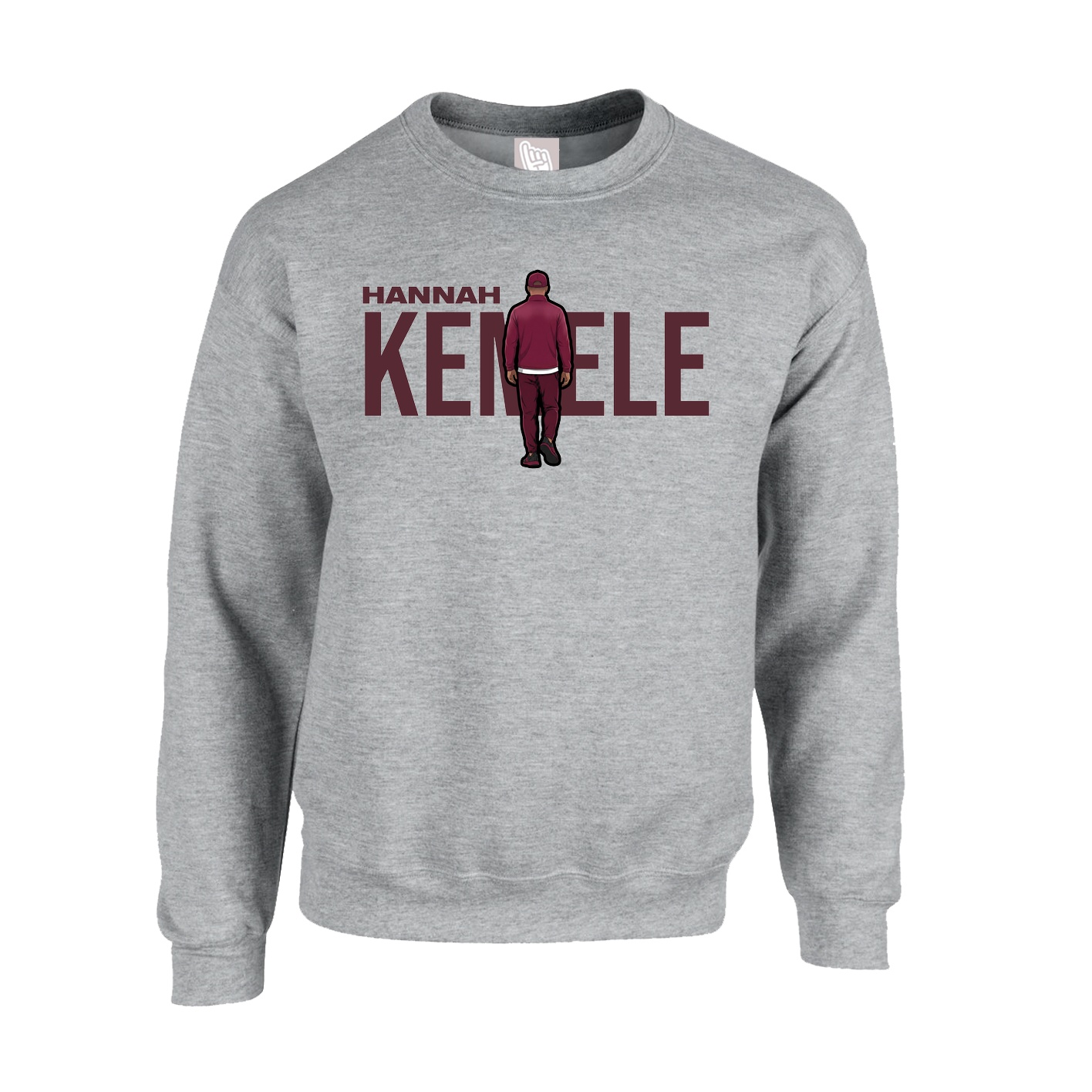 Fleece Crew — Player Name in Grey