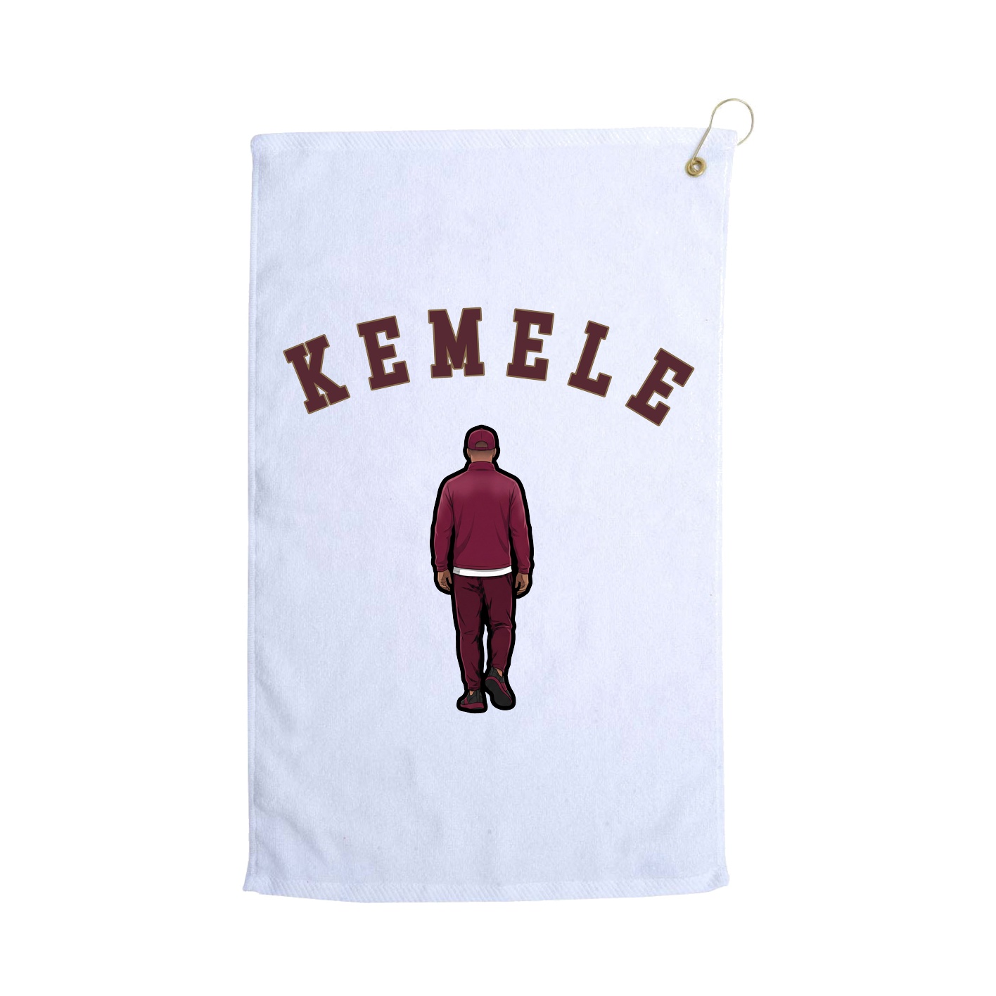 Golf Towel — Shirsey Arch in White