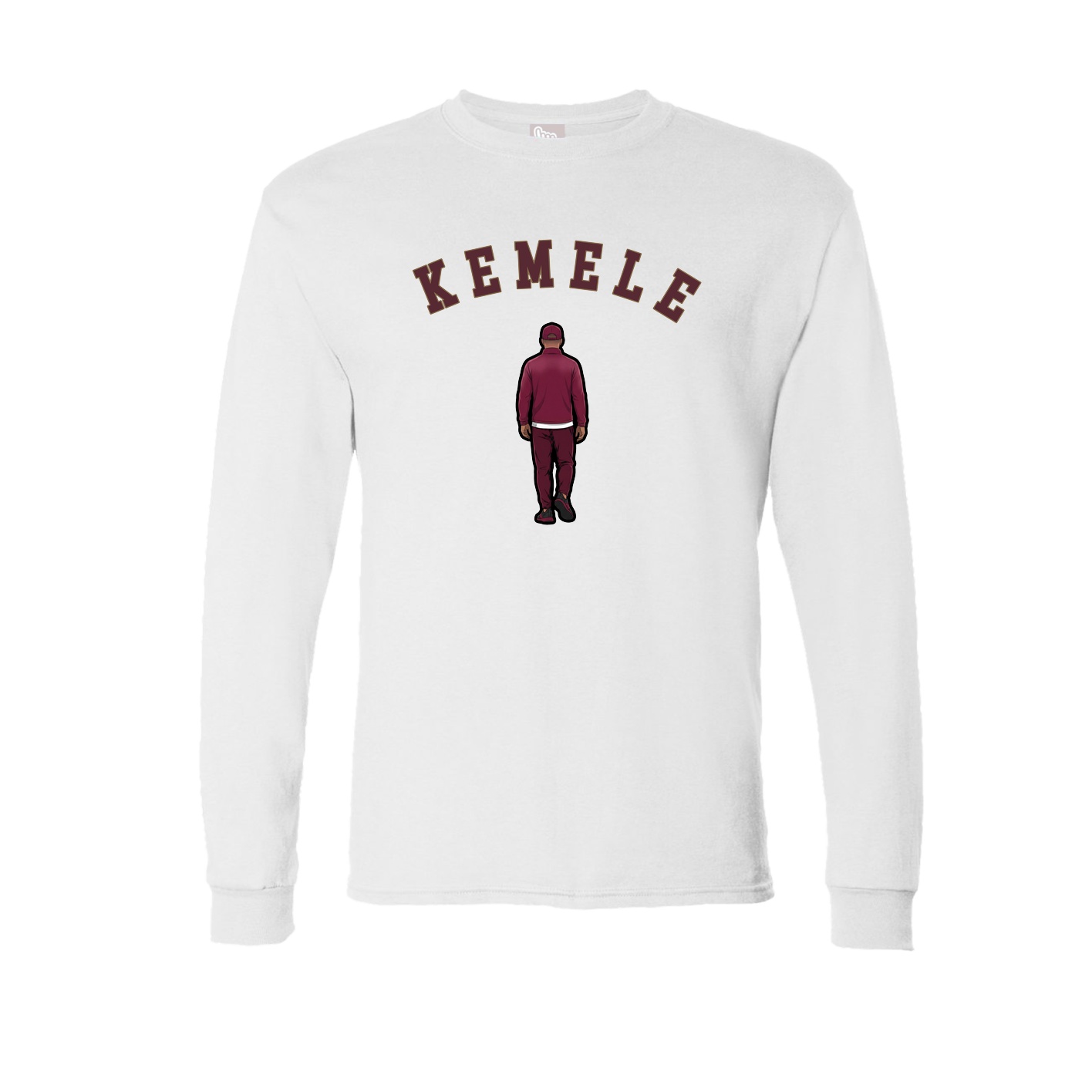 Long Sleeve Tee — Shirsey Arch in White