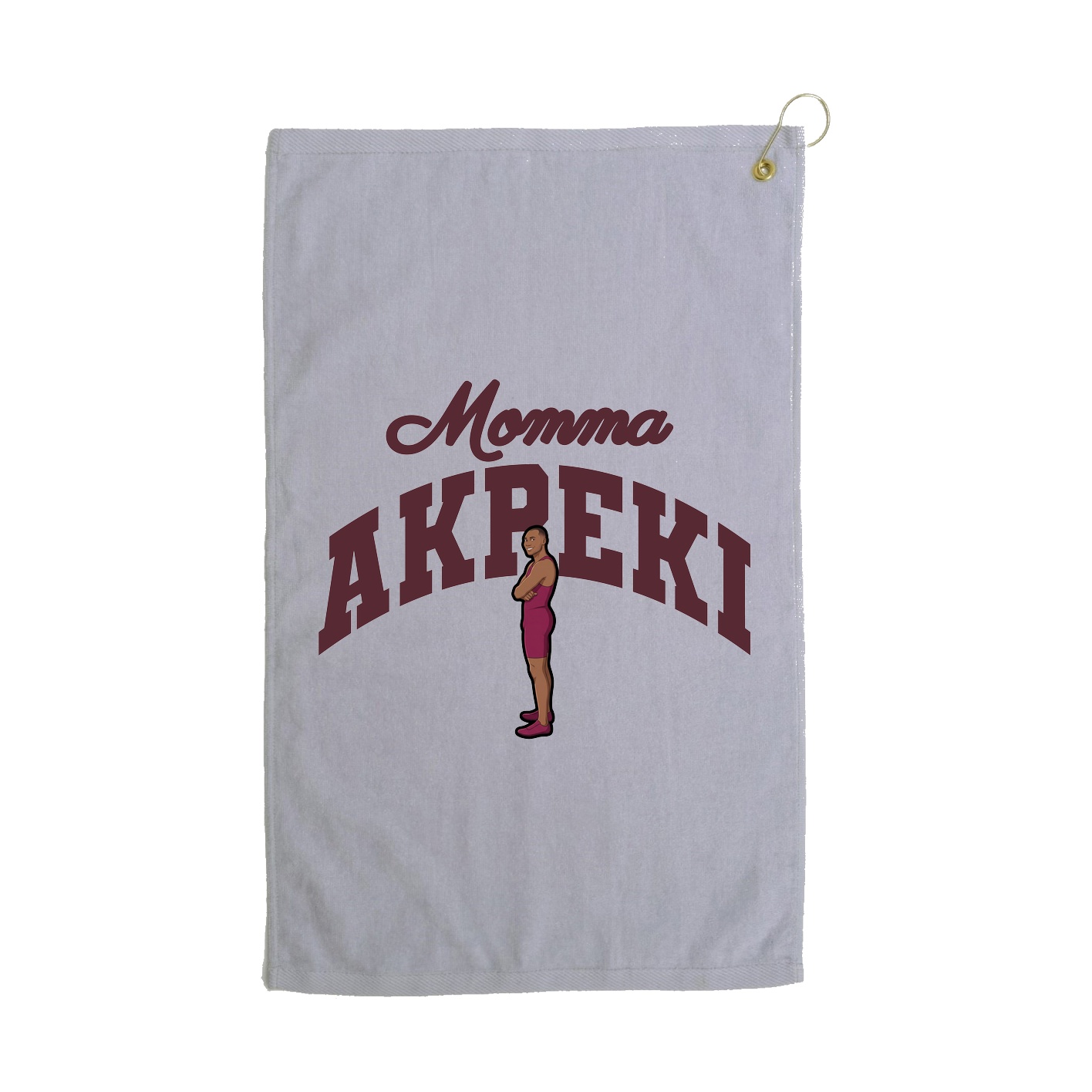 Golf Towel — Mothers Day Arch in Grey