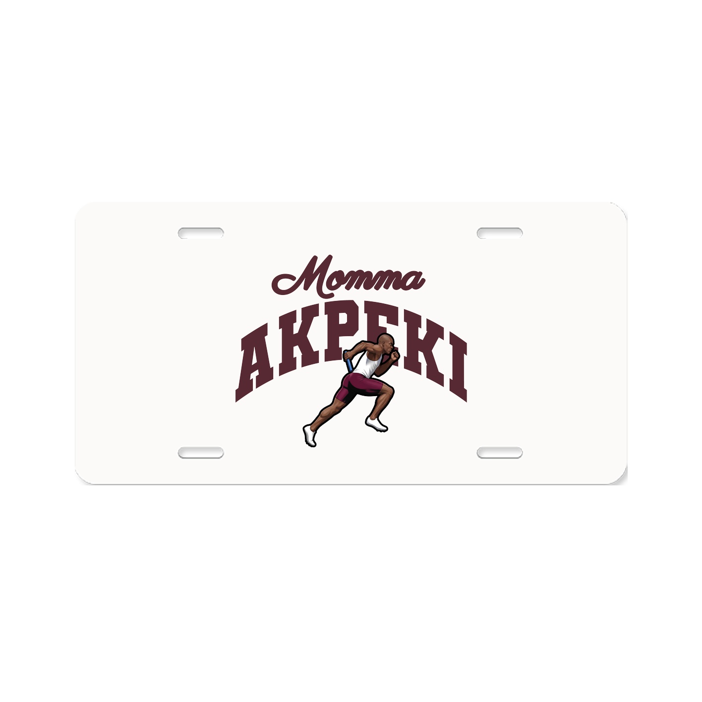 License Plate — Mothers Day Arch in Classic