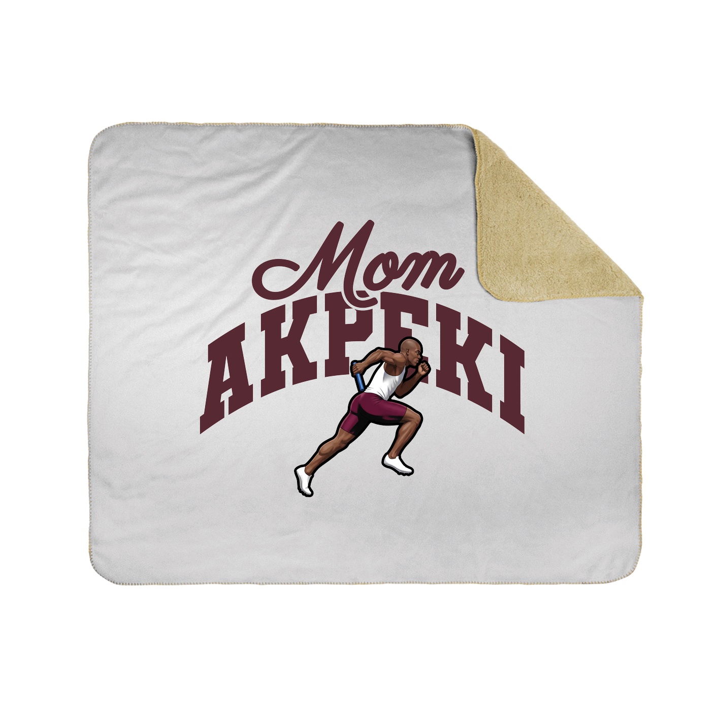Throw Blanket — Mothers Day Arch in White