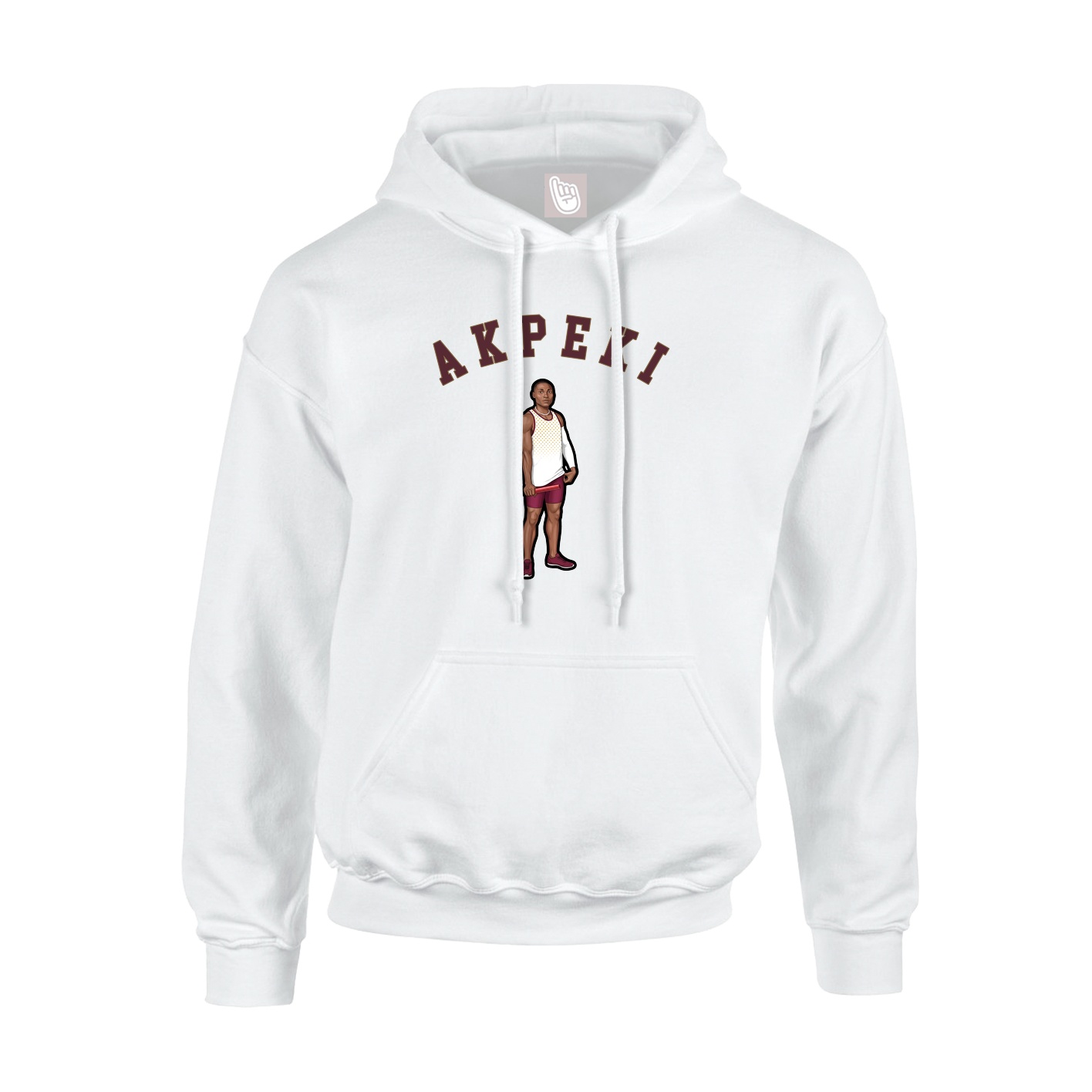 Youth Hoodie — Shirsey Arch in White