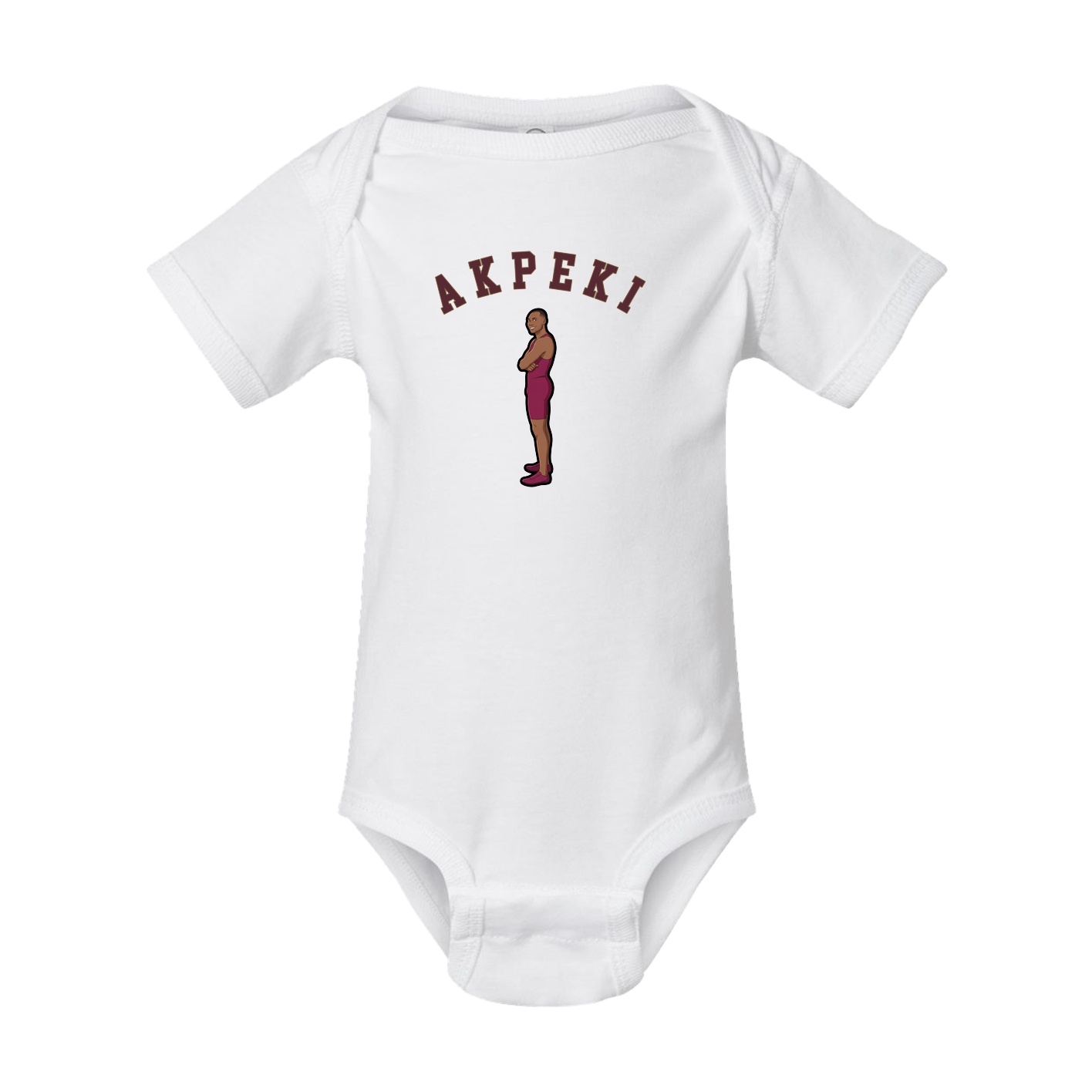 Baby Onesie — Shirsey Arch in White
