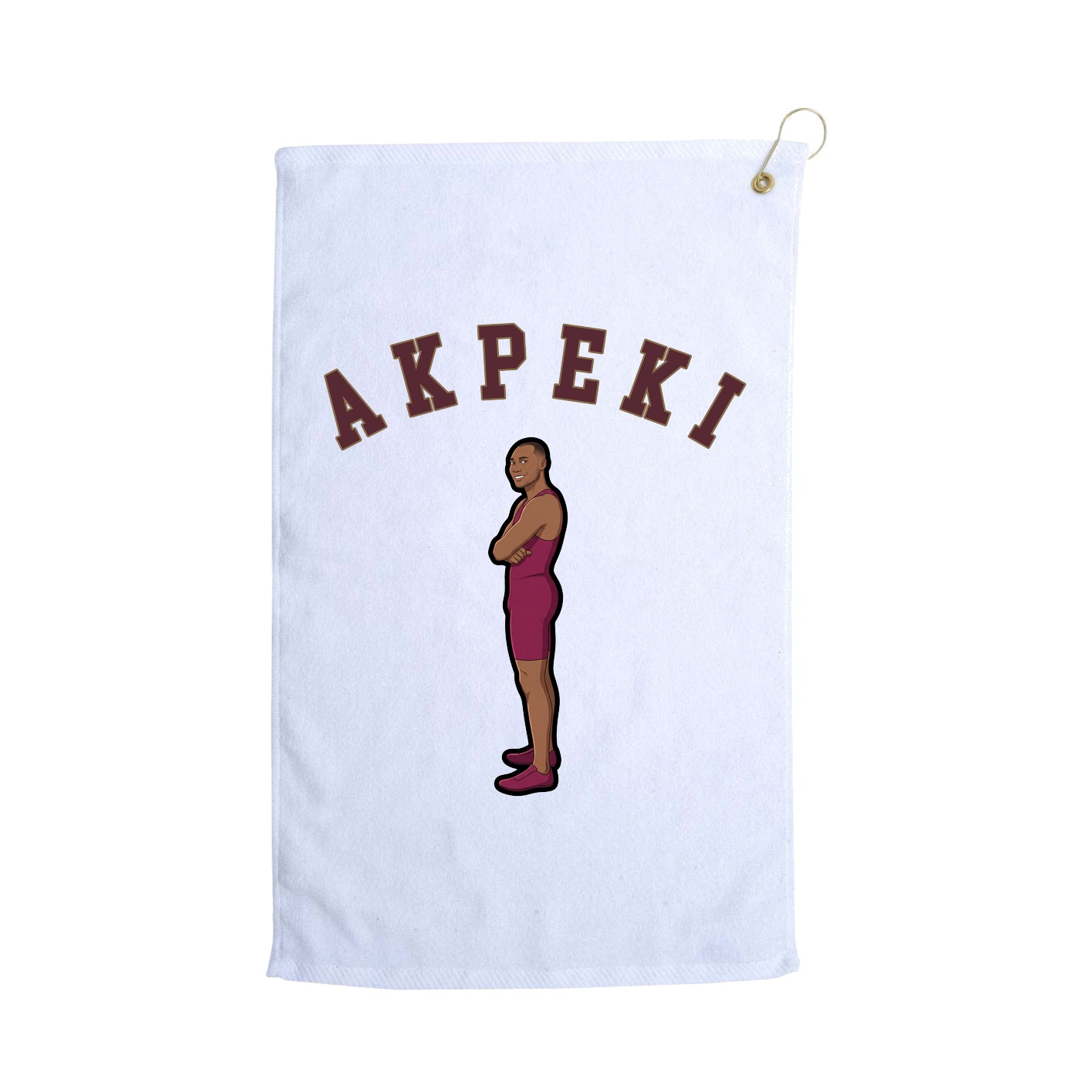 Golf Towel — Shirsey Arch in White