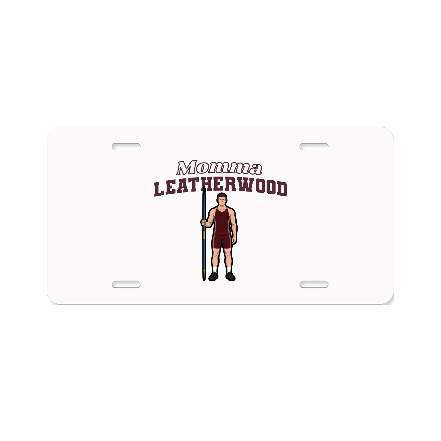 License Plate — Mothers Day Block in Classic
