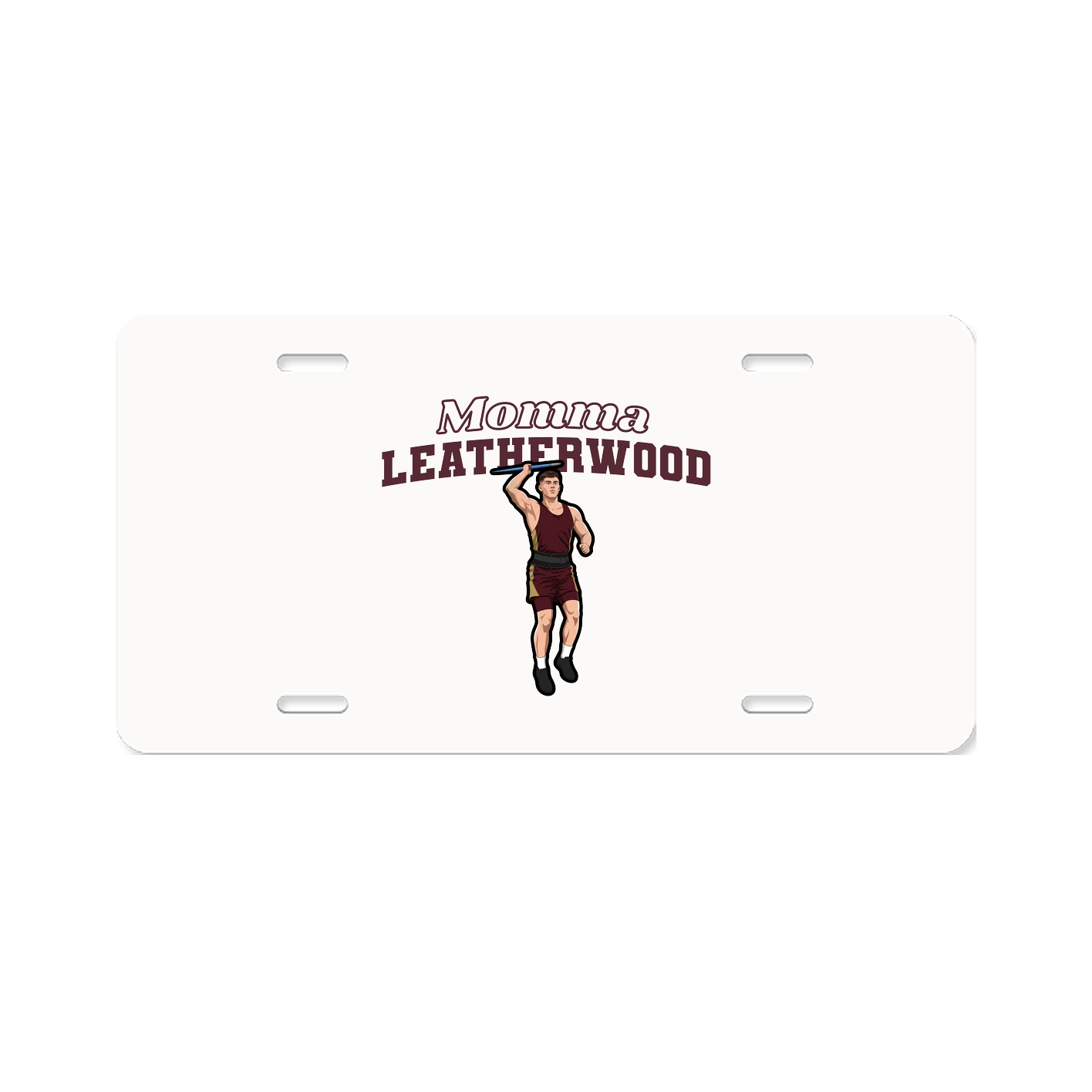 License Plate — Mothers Day Block in Classic