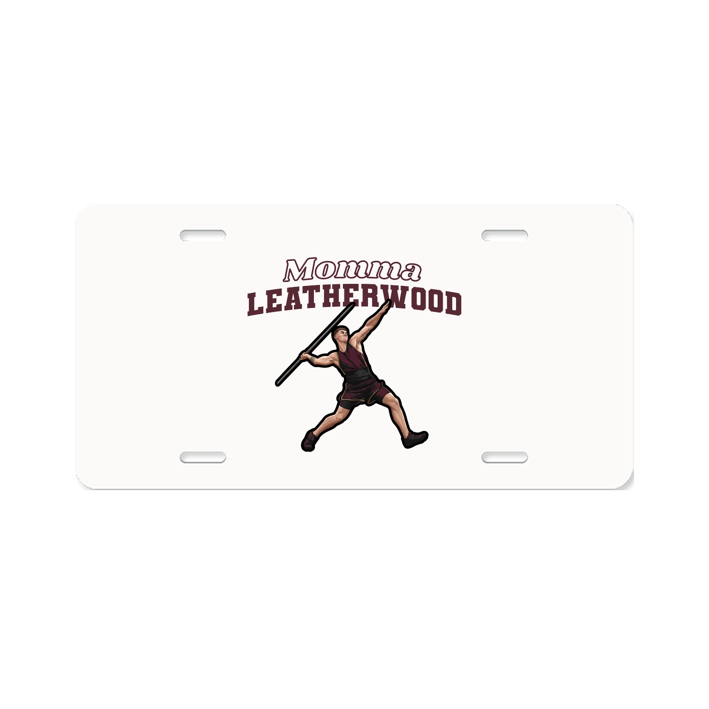 License Plate — Mothers Day Block in Classic
