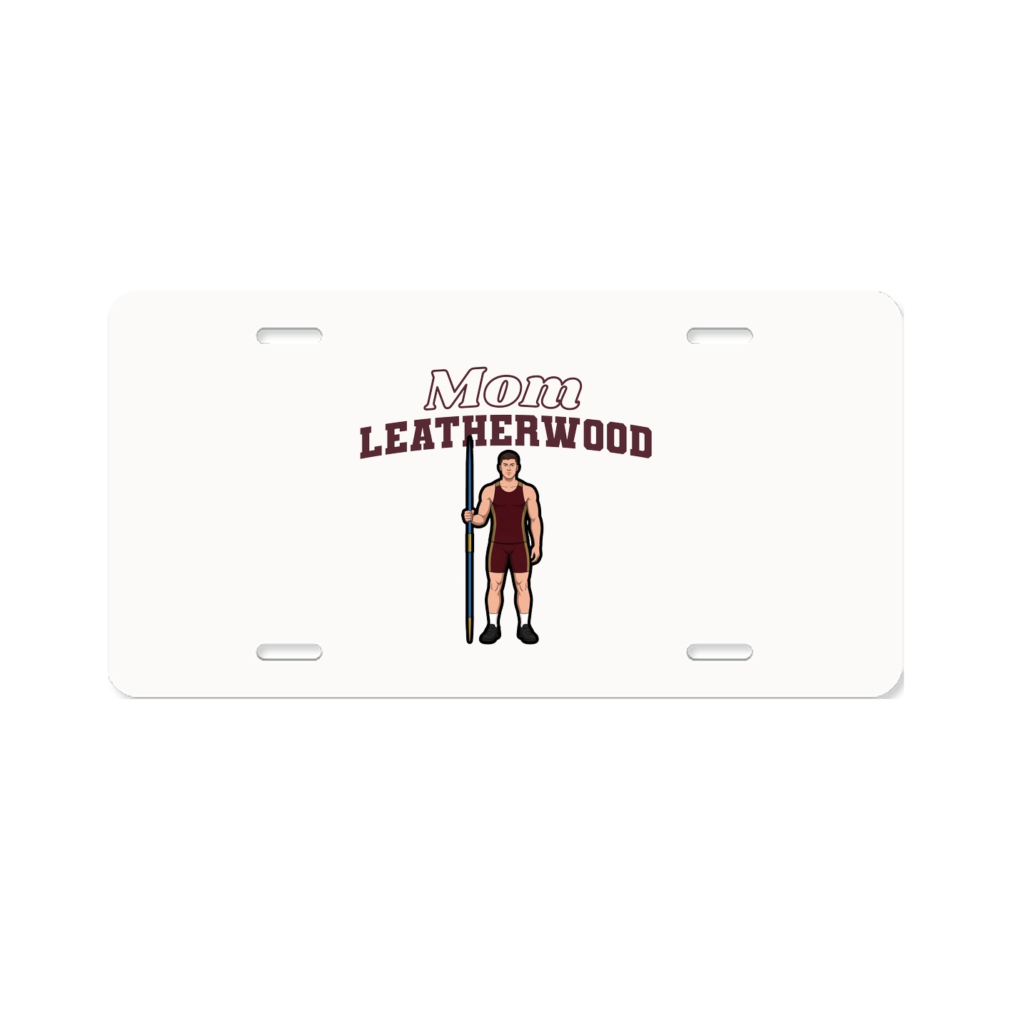 License Plate — Mothers Day Block in Classic