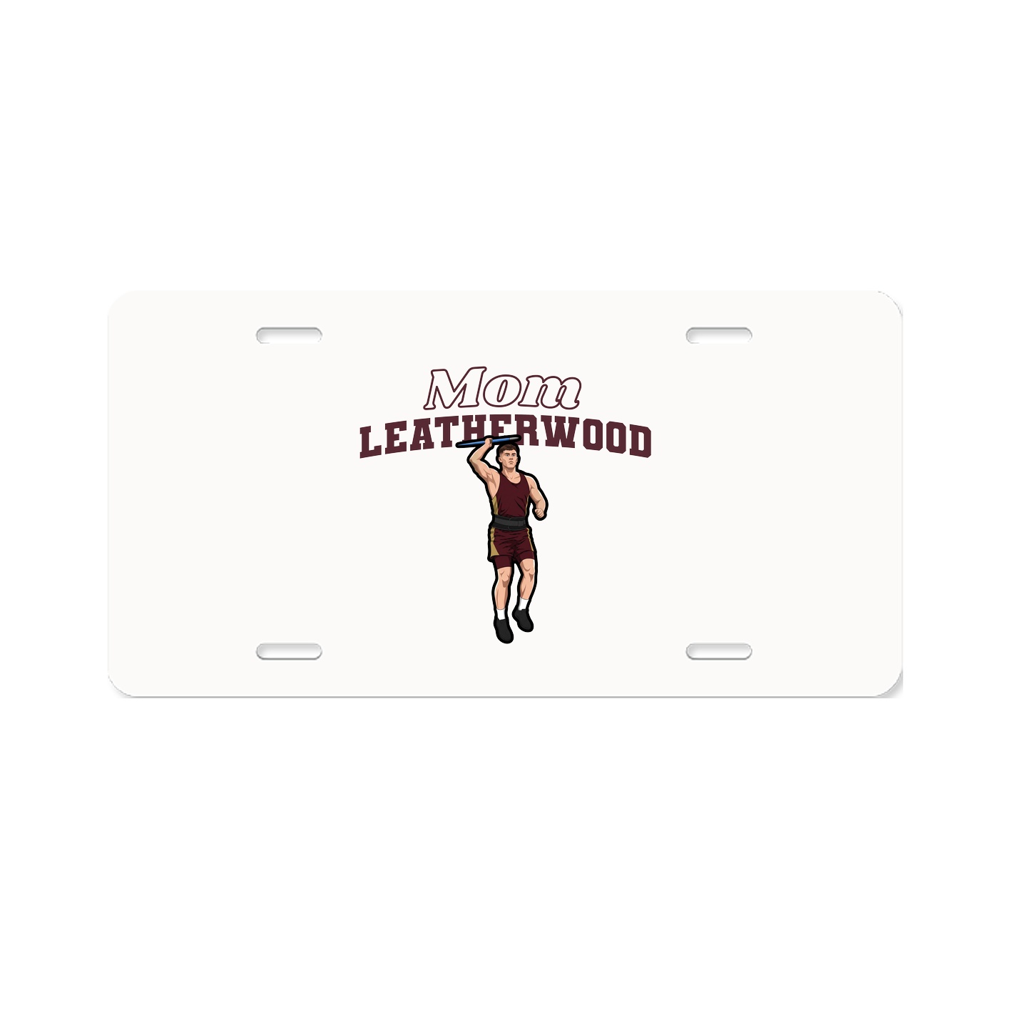 License Plate — Mothers Day Block in Classic