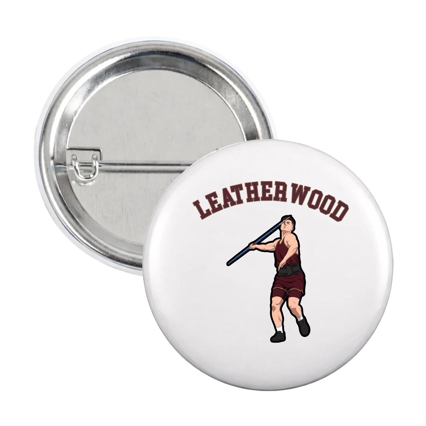 Game Day Button — Shirsey Arch in White