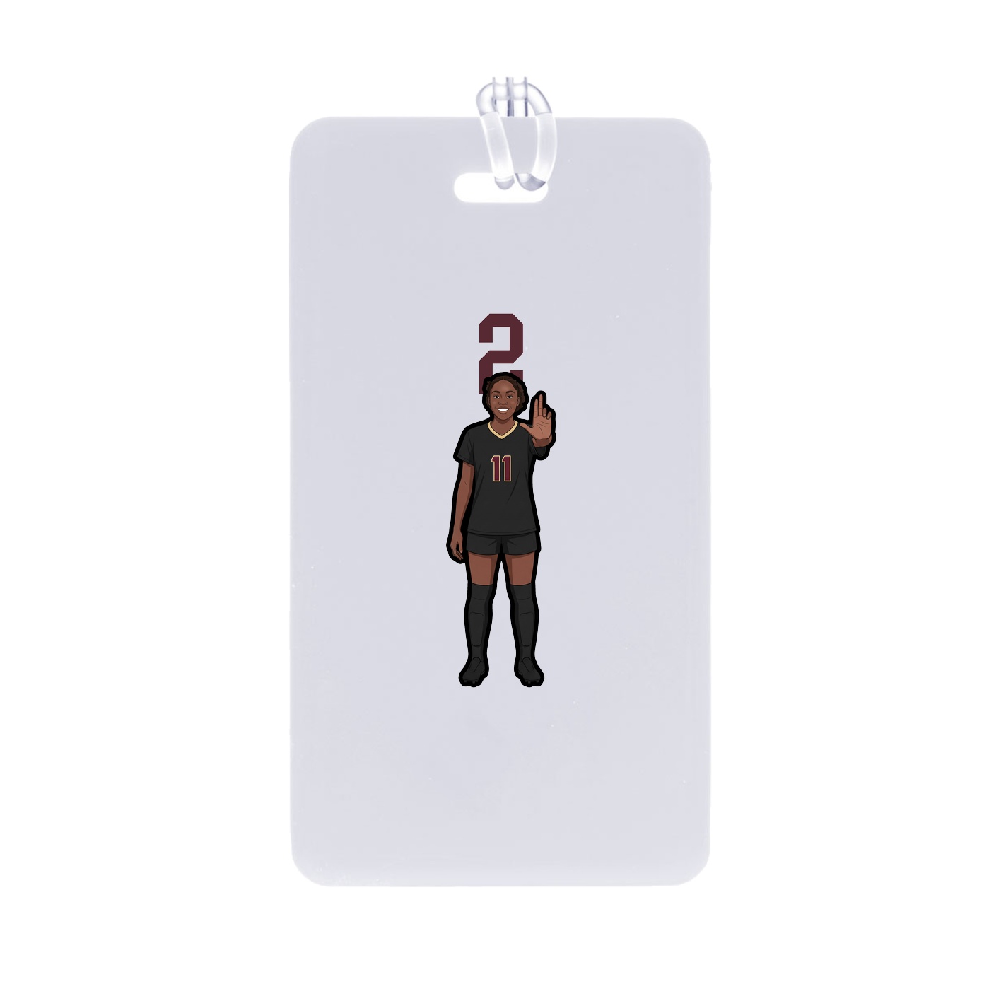 Bag Tag — Number Top in Classic