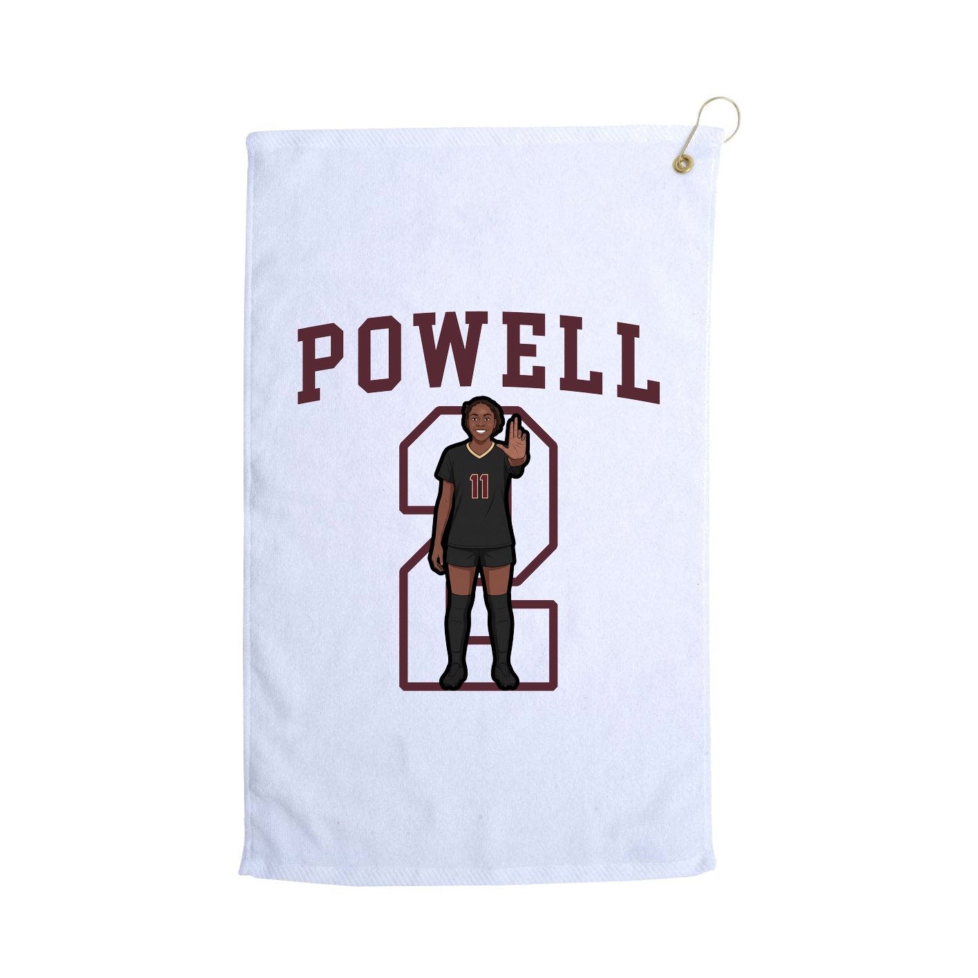 Golf Towel — Shirsey in White