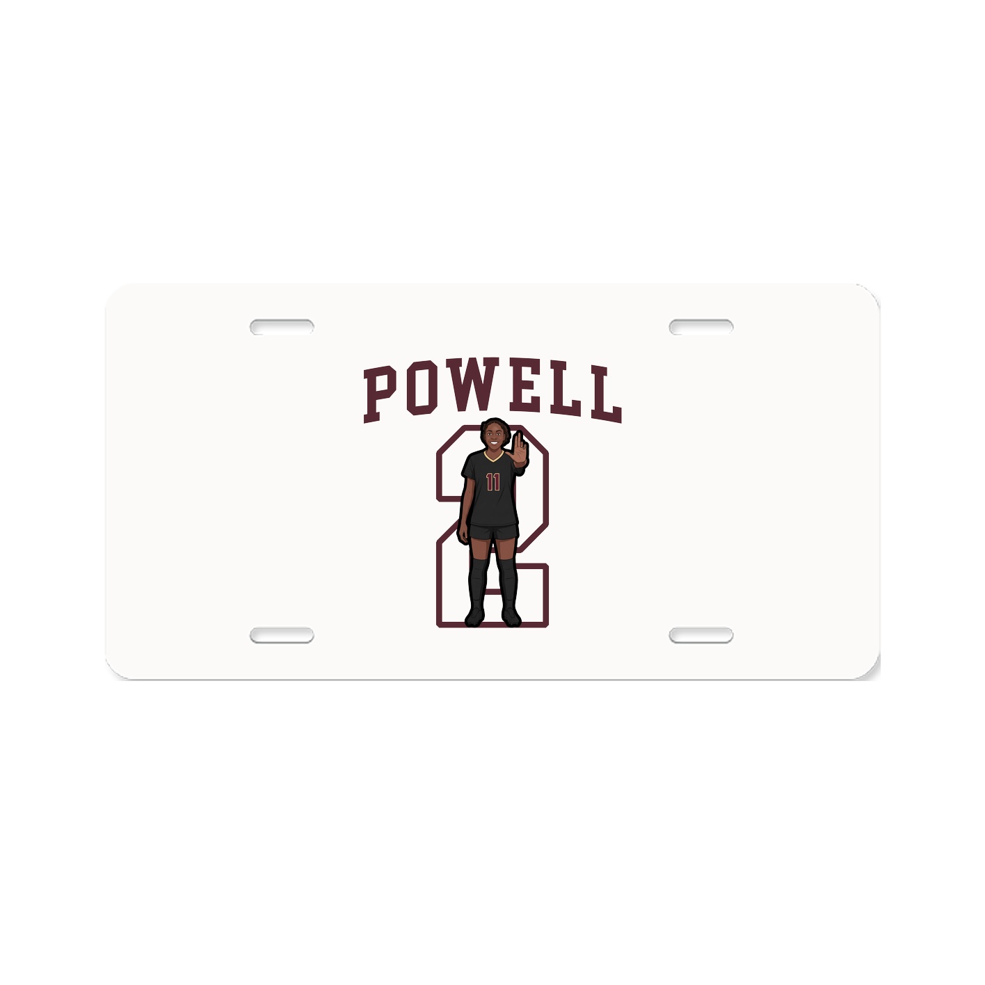License Plate — Shirsey in Classic