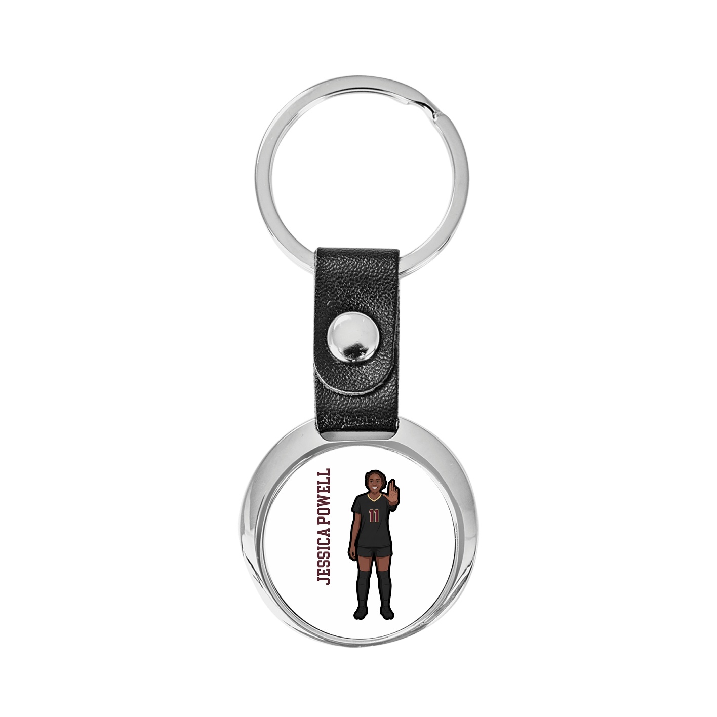 Key Chain — Name Vertical in Classic