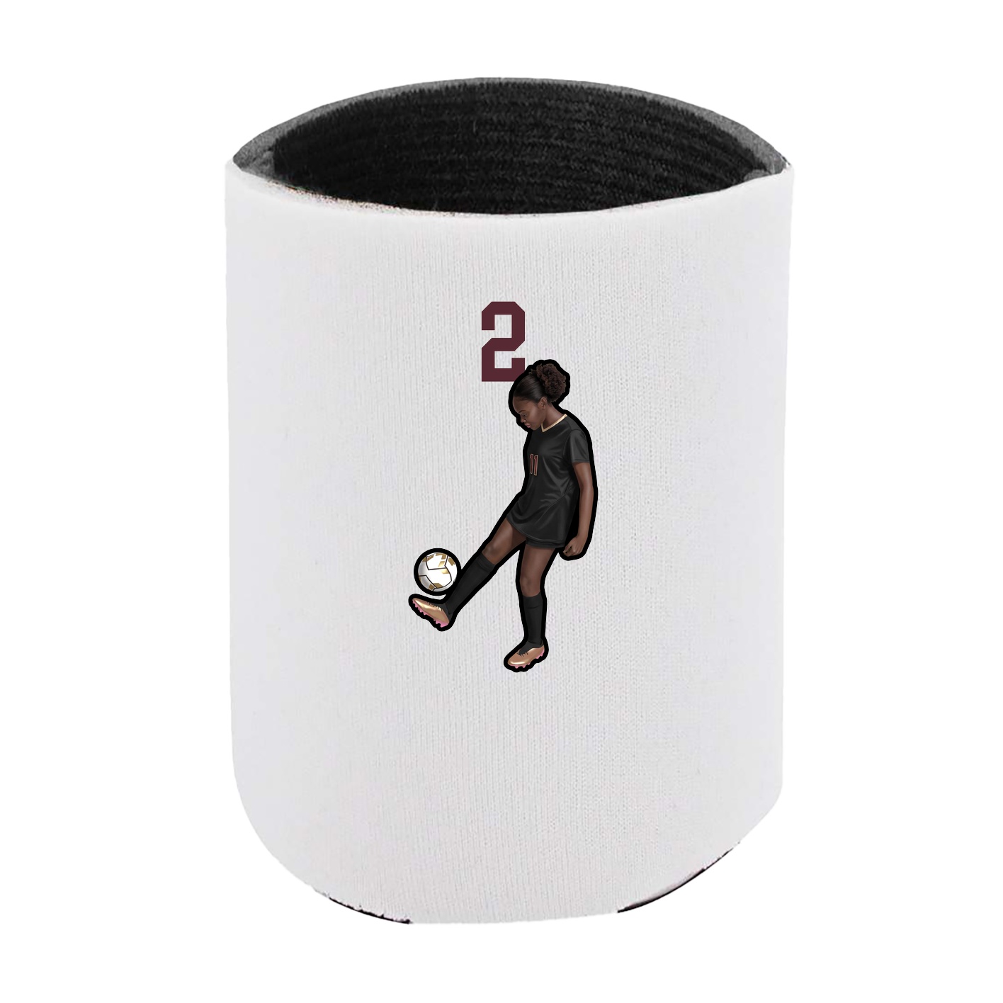 Can Holder — Number Top in White