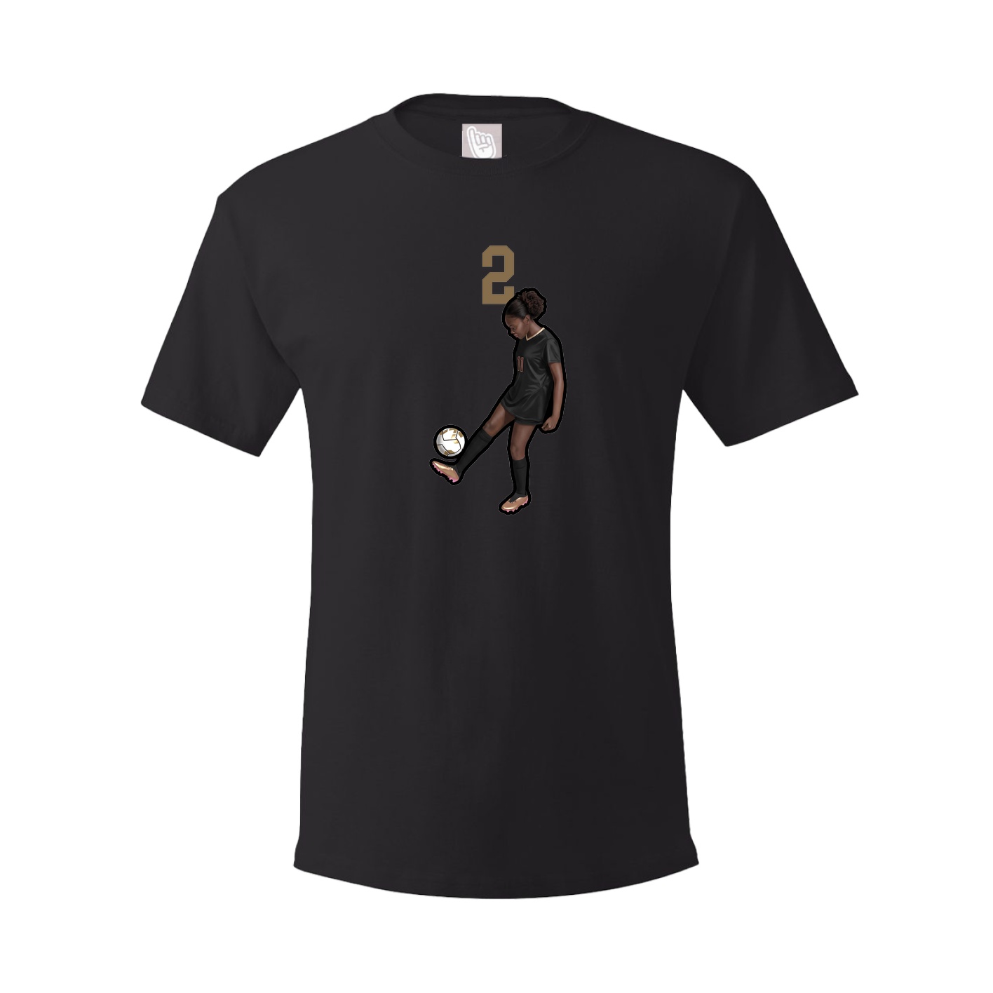 Tee — Number Top in Black