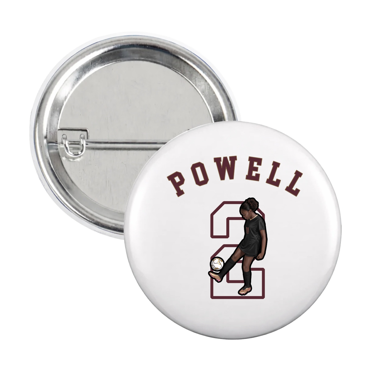 Game Day Button — Shirsey Arch in White