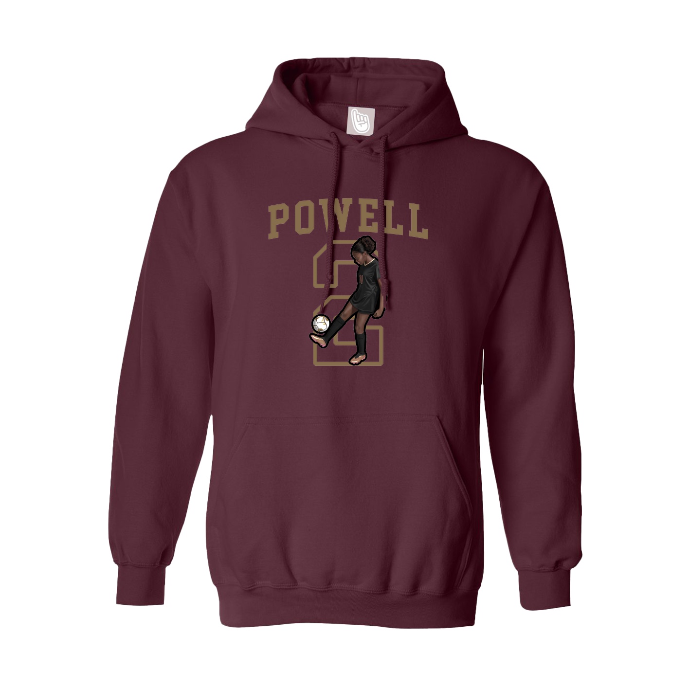 Hoodie — Shirsey in Maroon