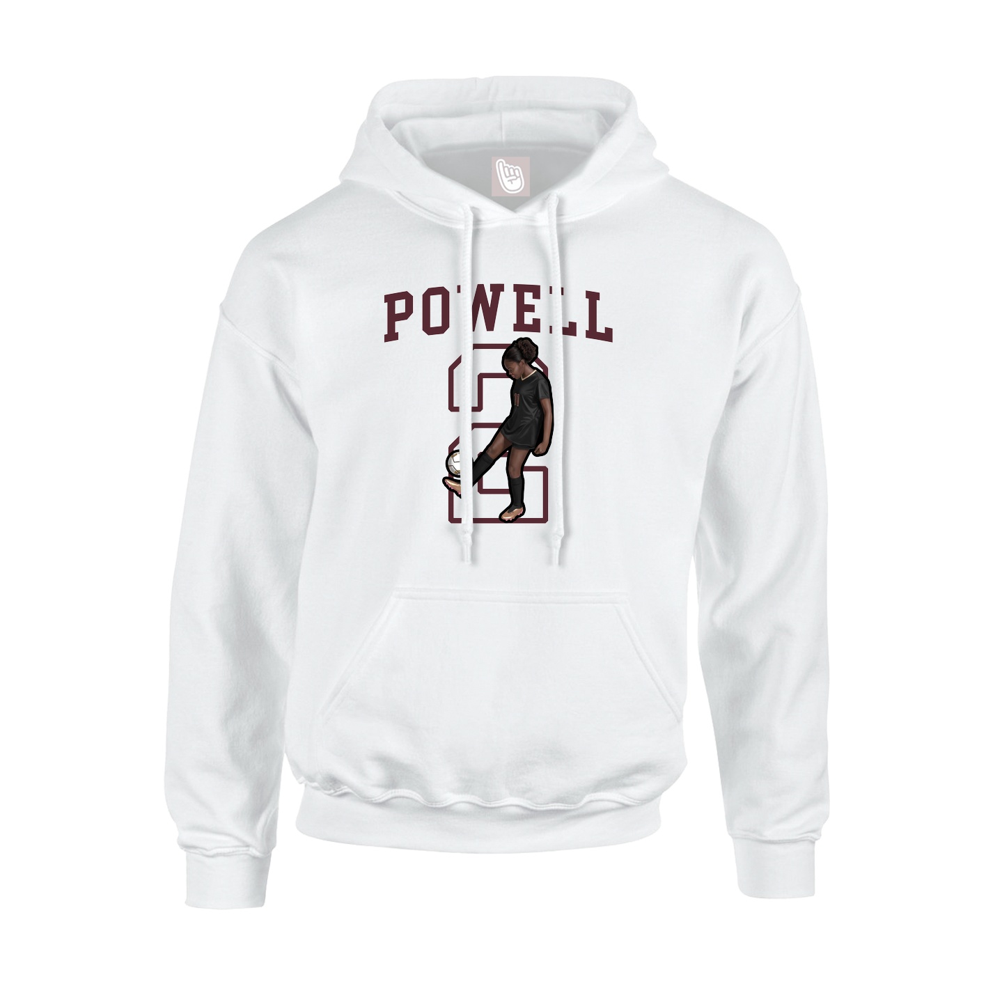 Youth Hoodie — Shirsey in White